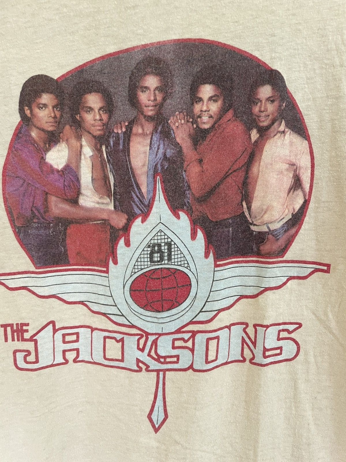 Band Tees Vintage 80s The Jacksons band t shirt Size US M / EU 48-50 / 2 - 4 Thumbnail