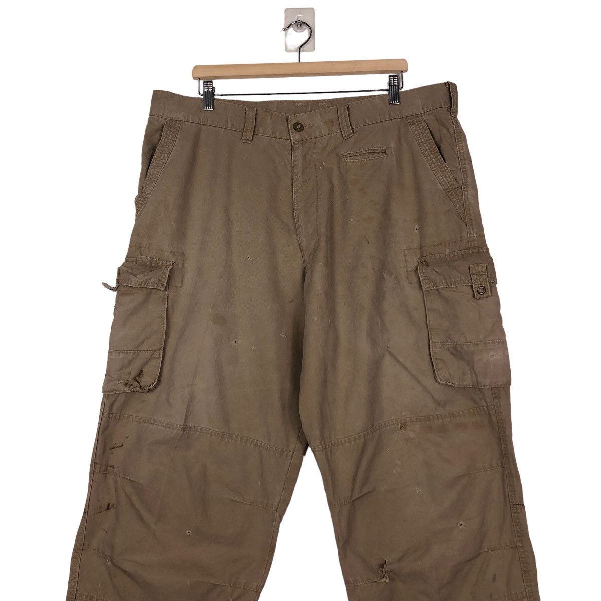 Japanese Brand 🔥VINTAGE BUSH PANTS CARGO POCKETS MIITARY STYLE 8065 BUZZ Size US 40 / EU 56 - 4 Thumbnail