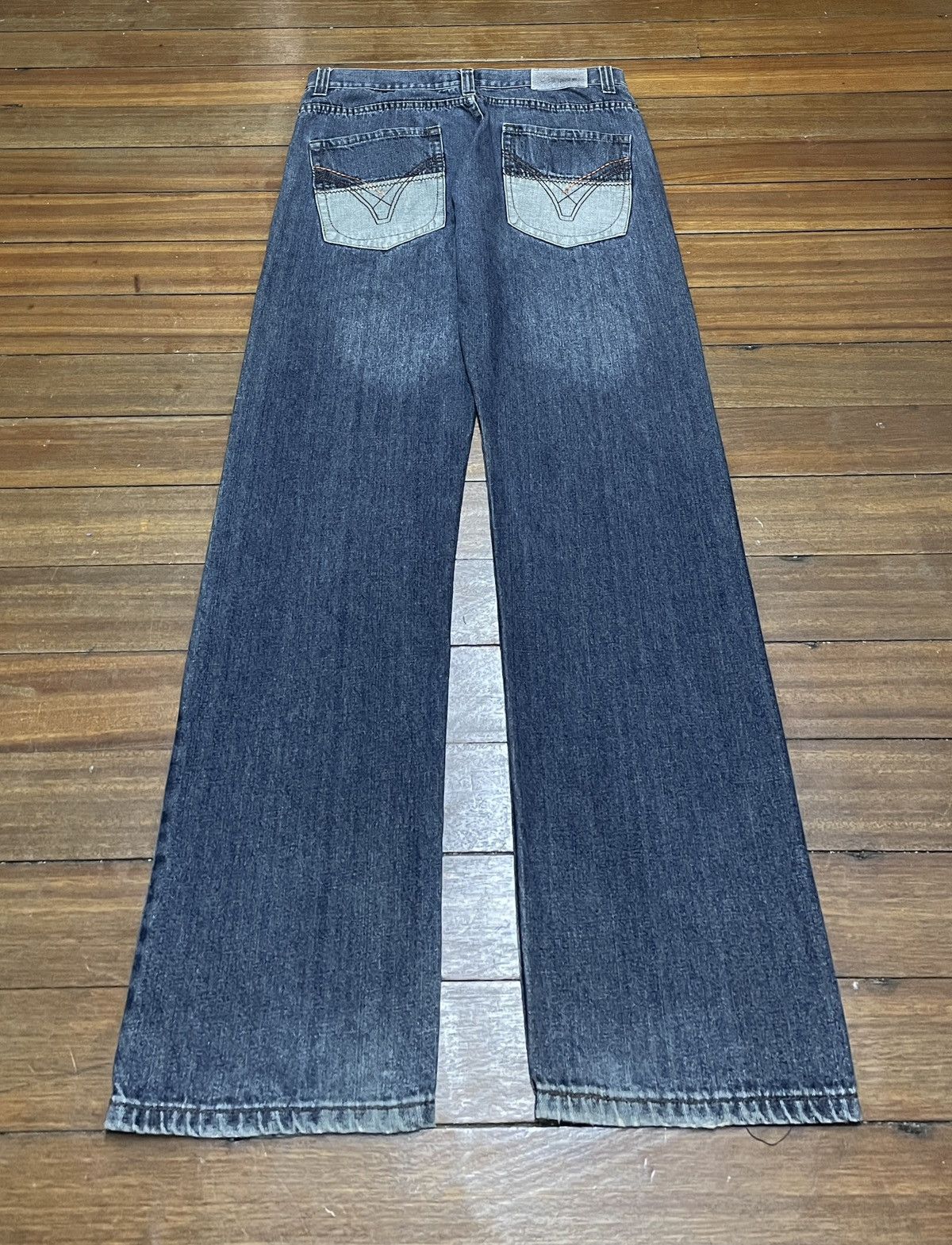 Other Rare Design Vintage Brand NBN Gear Rapper Baggy Jeans 2000s Size US 34 / EU 50 - 2 Thumbnail