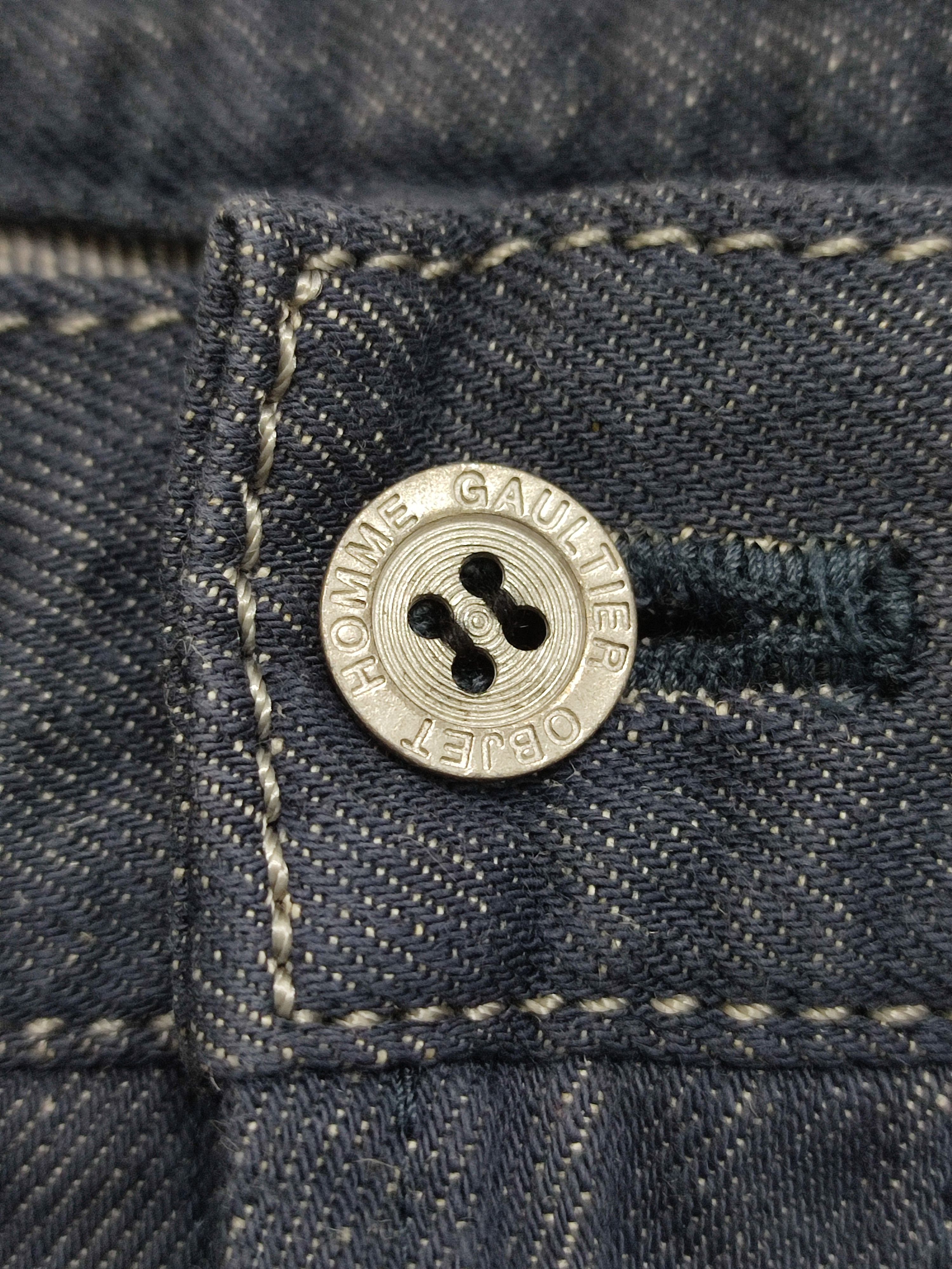 Jean Paul Gaultier Jean Paul Gaultier Dragon Embroidery Jeans Size US 31 - 15 Thumbnail
