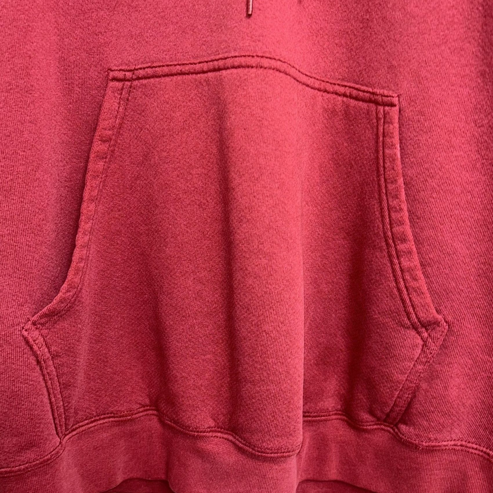Nike VINTAGE Nike Center Swoosh Hoodie Burgundy Fleece Sweatshirt Men’s Medium 90s Hip Hop Retro Streetwear Sportswear Size US M / EU 48-50 / 2 - 4 Thumbnail