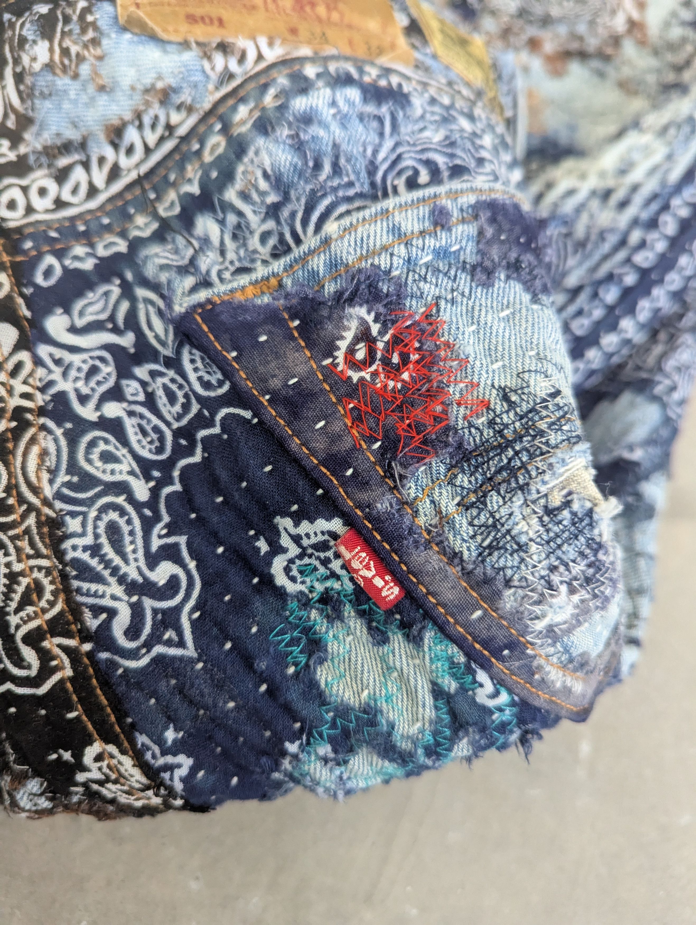 Levi's VintageVintage Levis 501 Inspired Proleta Re Art Custom Made Size US 31 - 13 Thumbnail