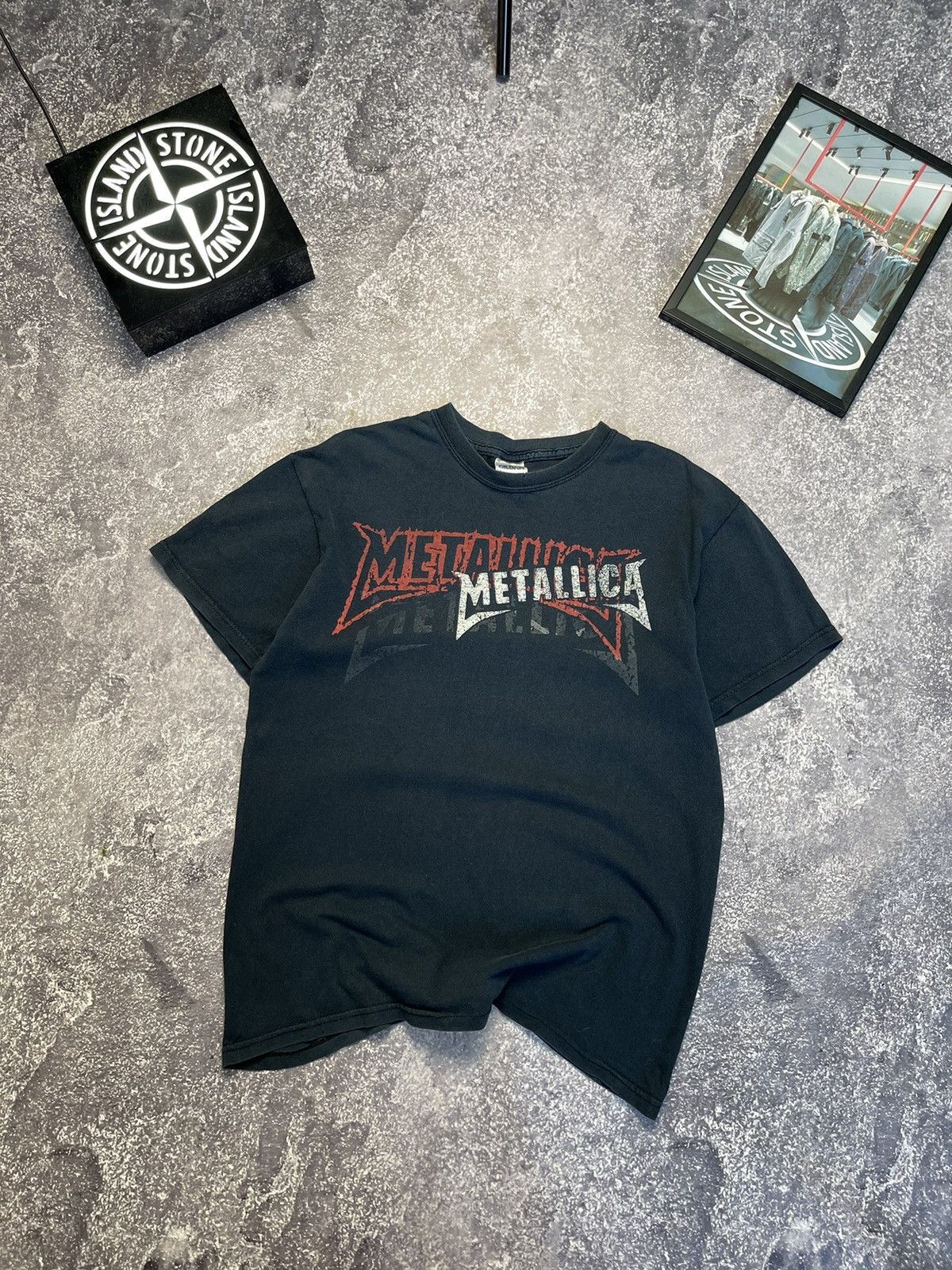 Band Tees × Metallica × Vintage Vintage Metallica Rock Band Tour Tee 90s Size US M / EU 48-50 / 2 - 1 Thumbnail
