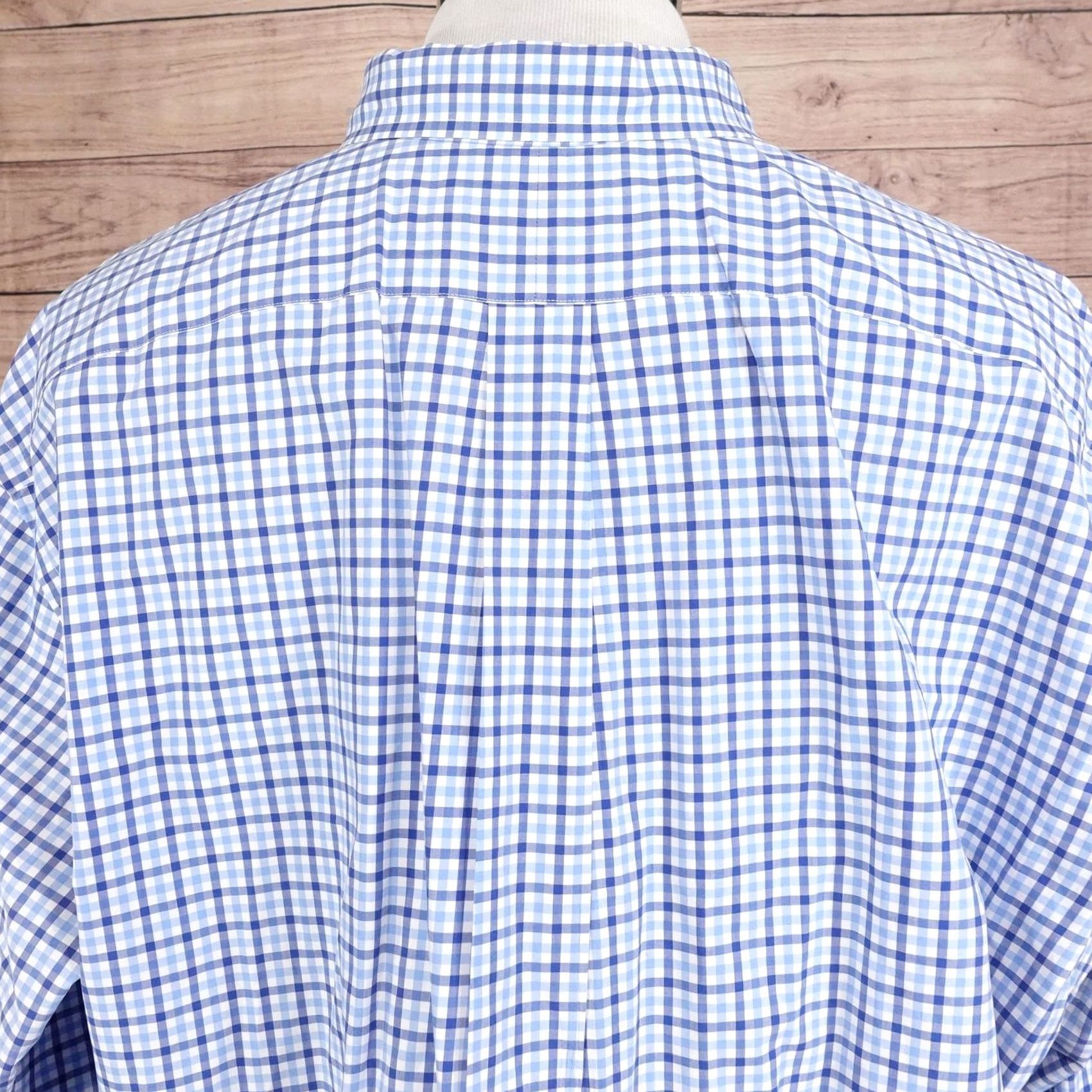 Ralph Lauren Ralph Lauren Shirt Mens 2XLT Blue Check Long Sleeve Button-Up Classic Fit Size US XXL / EU 58 / 5 - 5 Thumbnail