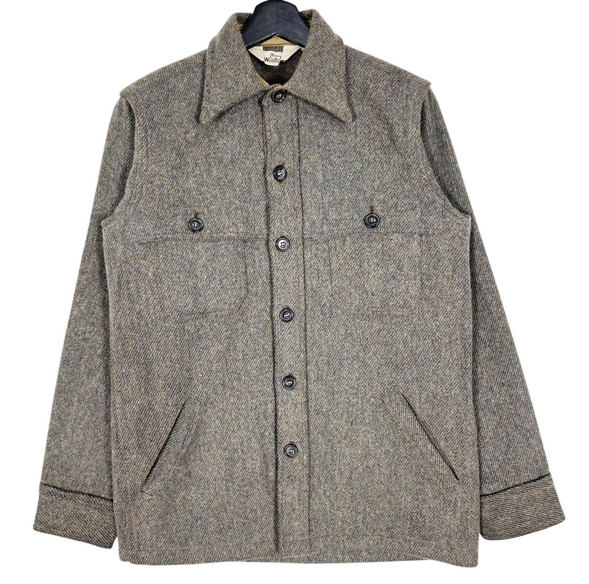 Vintage × Woolrich Woolen Mills Vintage 70’s Woolrich Wool Button Down Light Jacket Size US S / EU 44-46 / 1 - 1 Thumbnail