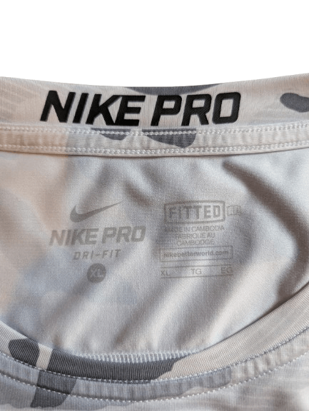 Nike Nike Pro training perforated camouflage t shirt Size US XL / EU 56 / 4 - 10 Thumbnail