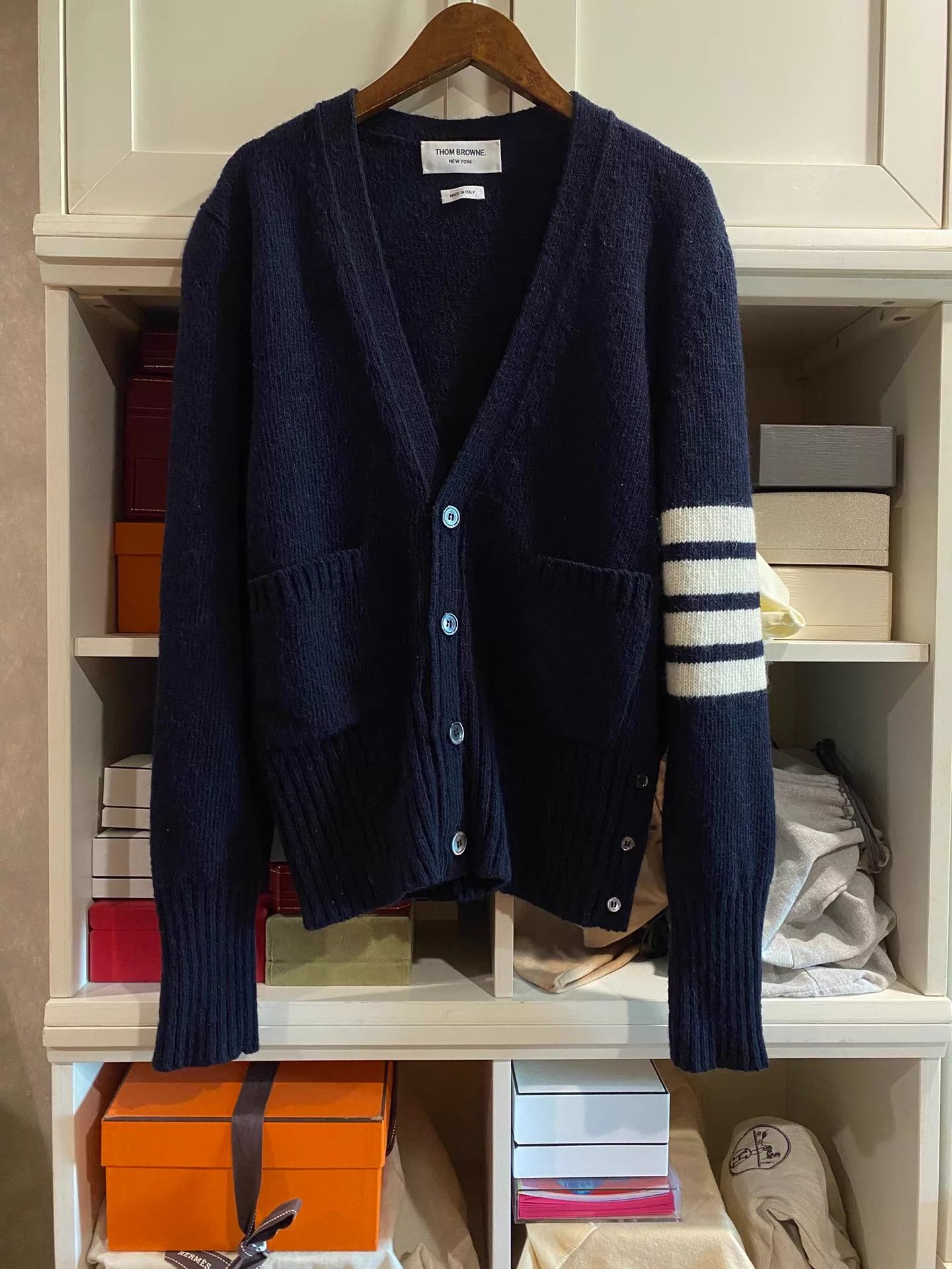 Thom Browne Thom Browne Classic Wool-Mohair Unisex Jacket US 2 Size US M / EU 48-50 / 2 - 1 Thumbnail