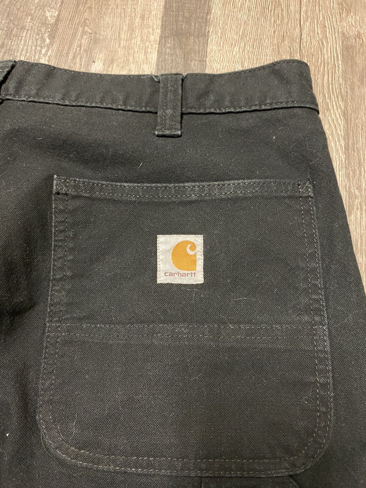 Carhartt × Vintage Vintage Black Carhartt Double Knee Carhartt Pants Size US 36 / EU 52 - 4 Thumbnail
