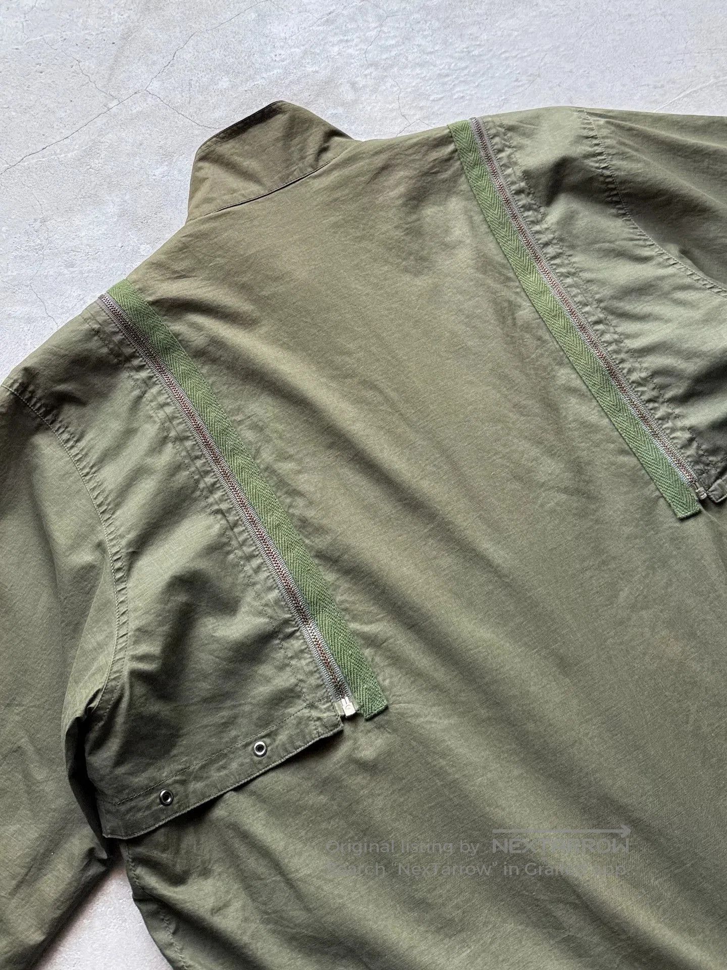 Vintage Vintage 90s Deconstructed Military Jacket. Size US L / EU 52-54 / 3 - 7 Thumbnail