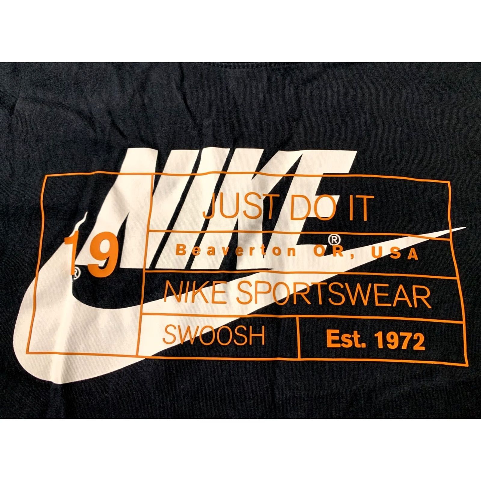Nike NIKE T-SHIRT Shirt Men 2020 Jersey Short Sleeve Black Large Adult L 100% Cotton The Nike Tee Skein Size US L / EU 52-54 / 3 - 3 Thumbnail