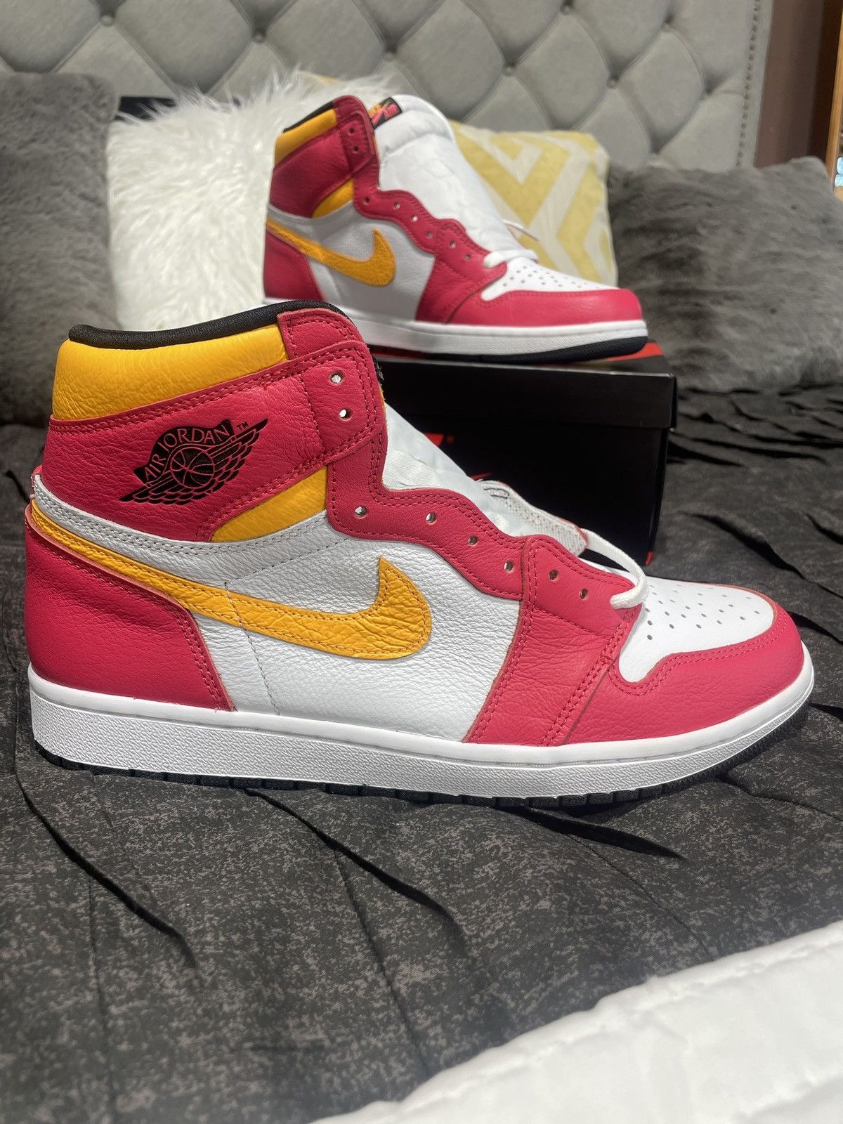fusion red jordan 1 shirt