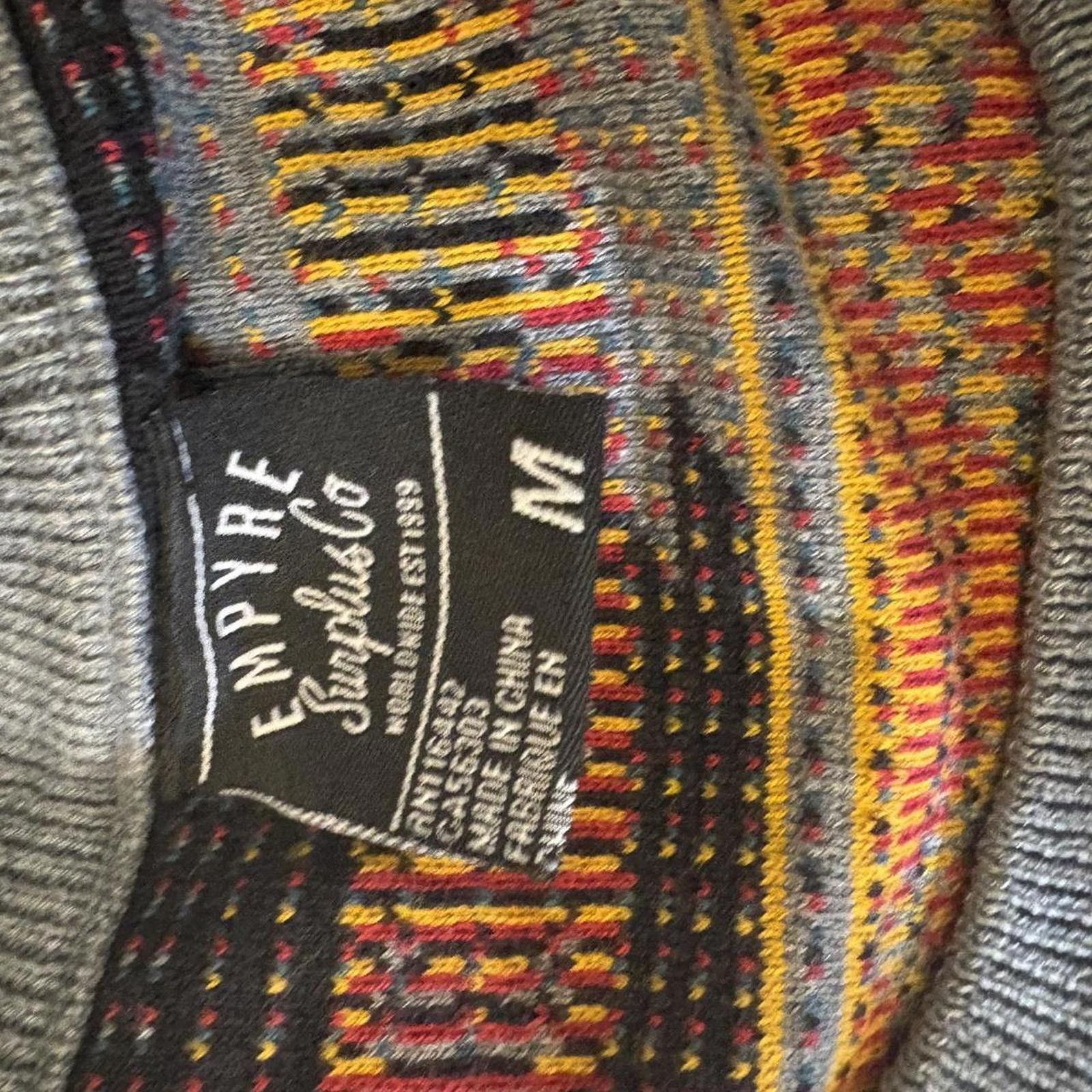 Empyre Gray and multi-coloured #Empyre knit sweater. Size Medium. Size US M / EU 48-50 / 2 - 2 Thumbnail