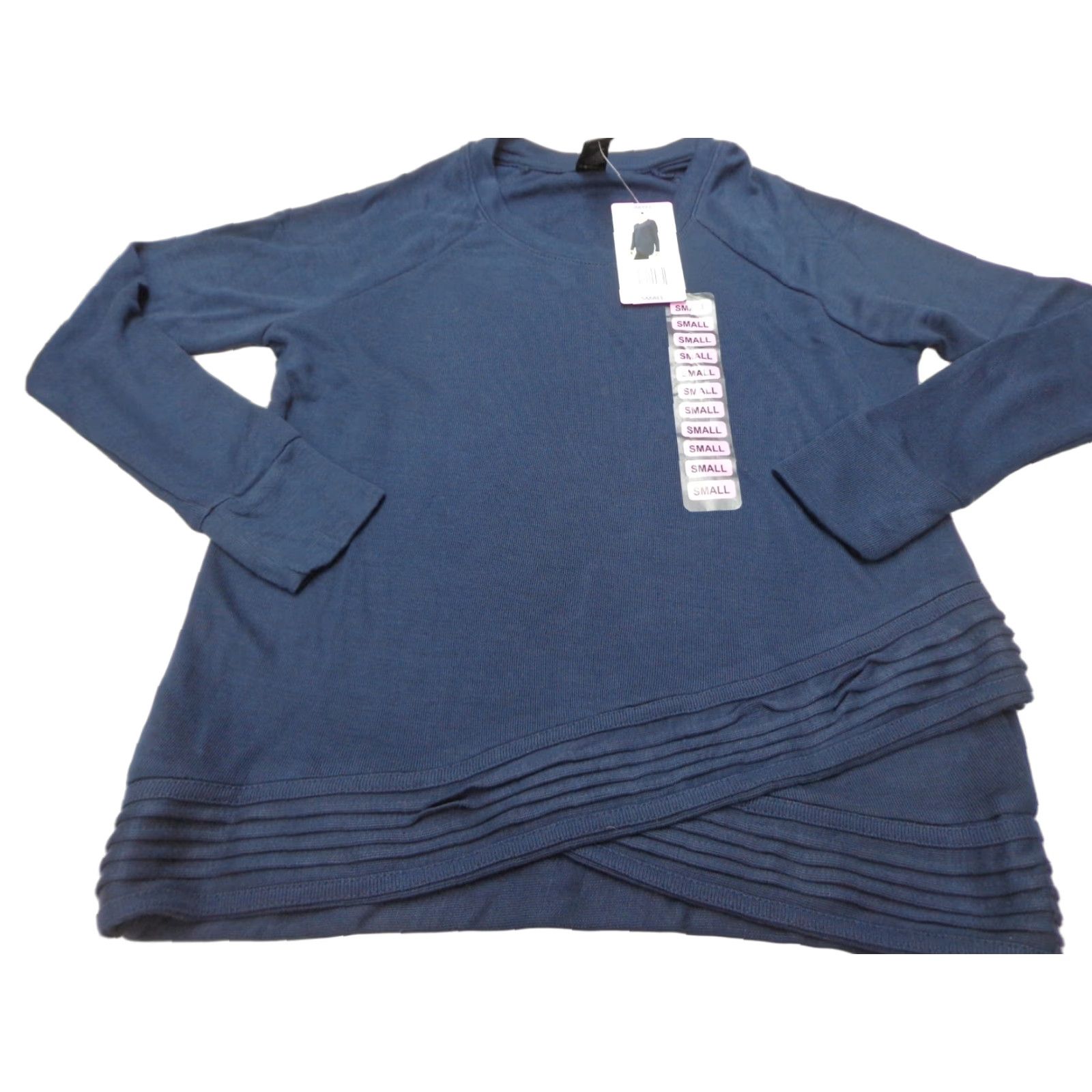 Alife Active Life Women’s Long Sleeve Shirt Sweater Navy Blue Small NEW MSRP -9 Size S / US 4 / IT 40 - 1 Thumbnail