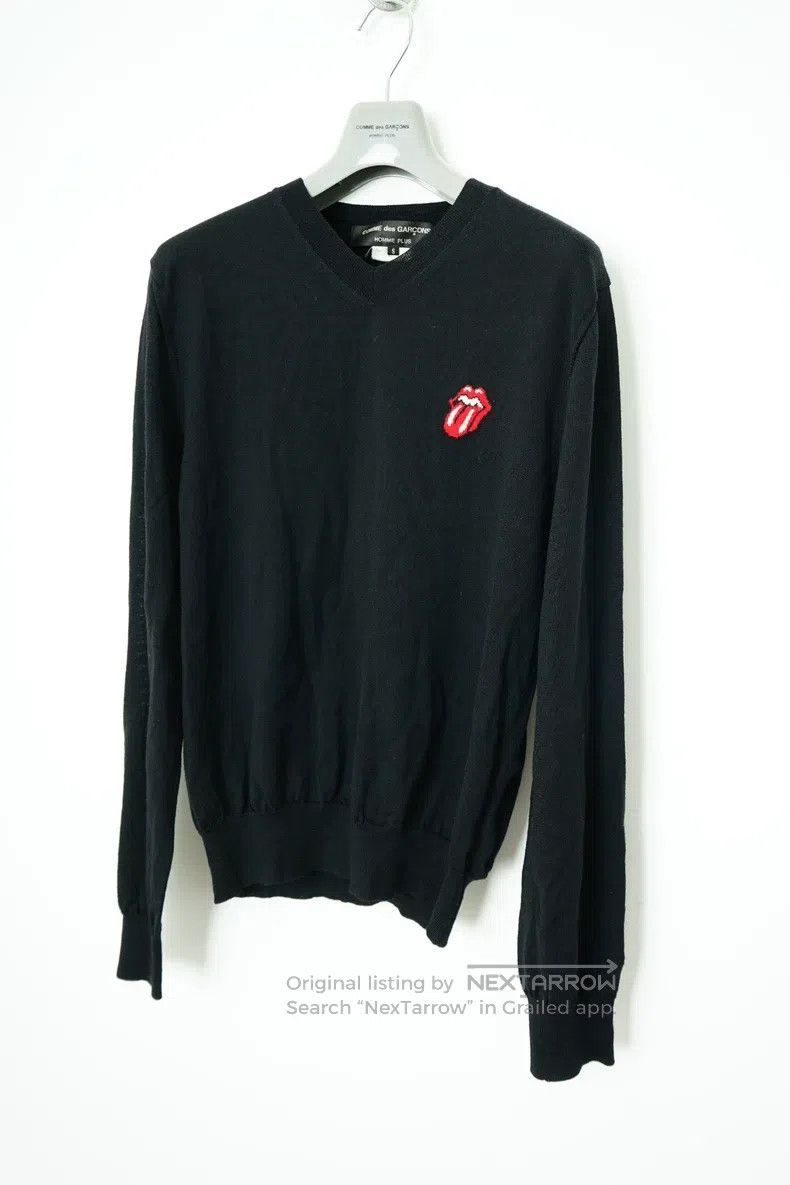 Comme des Garcons Comme Des Garcons Rolling Stones Long Sleeve Knit Top Size US S / EU 44-46 / 1 - 2 Thumbnail