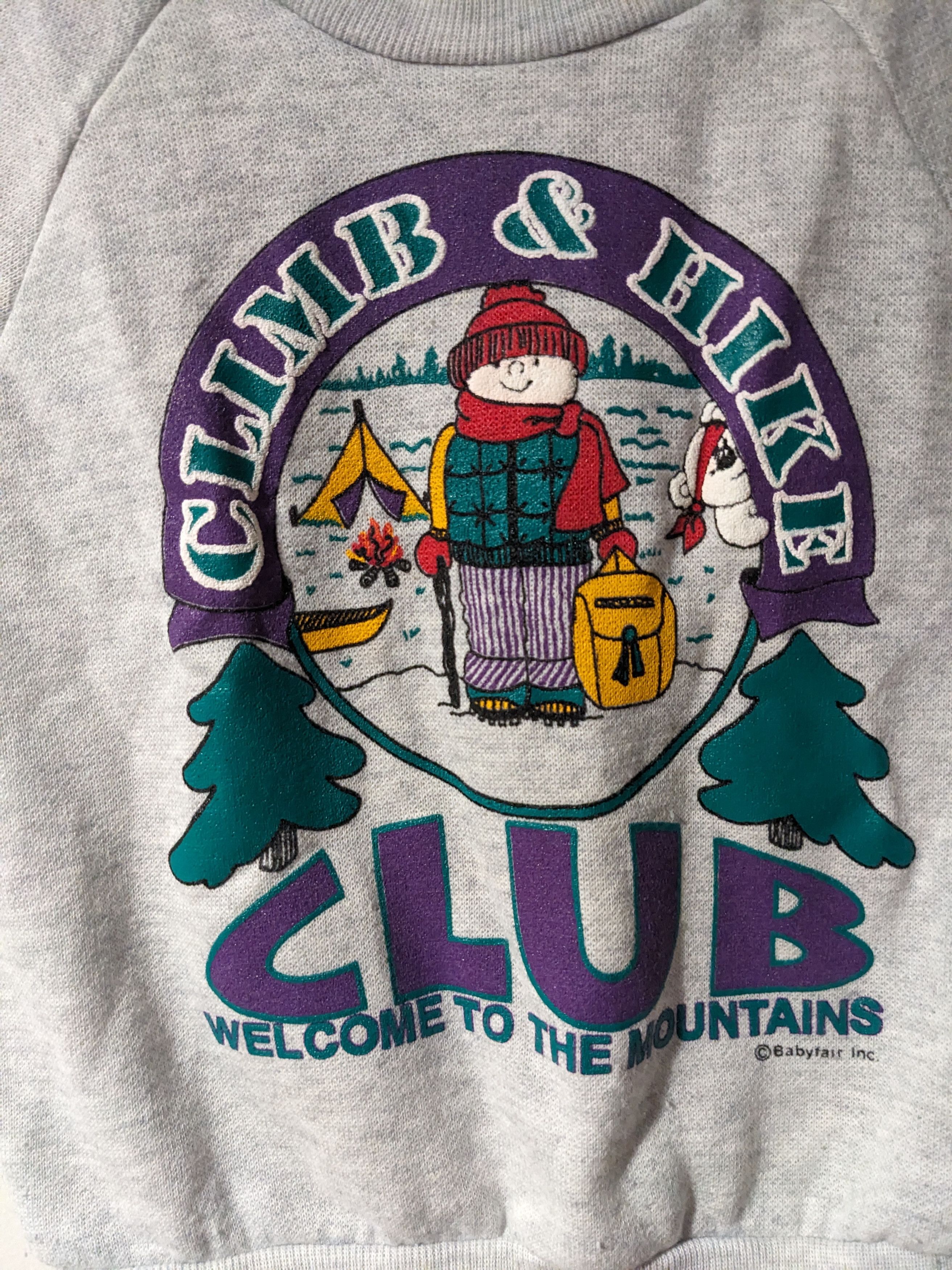 Vintage Vintage 90s Climb and Hike Club Welcome to the 2T Sweatshirt Size US M / EU 48-50 / 2 - 2 Thumbnail
