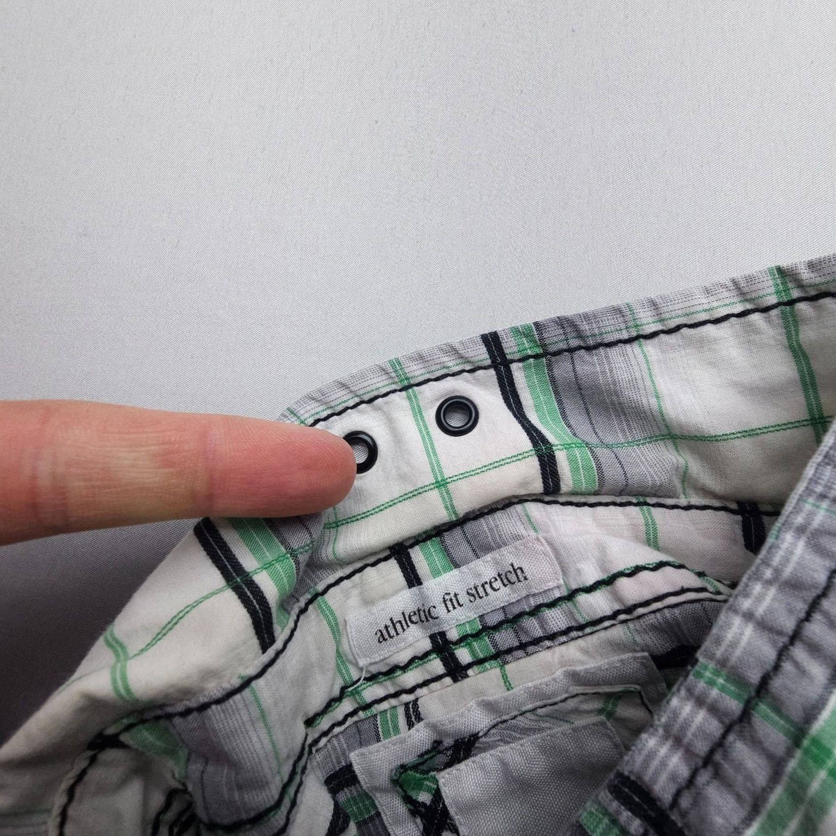 Vintage Buckle Pearl Snap Western Shirt Mens 2XL Green Plaid Athletic Fit Rodeo Size US XXL / EU 58 / 5 - 4 Thumbnail