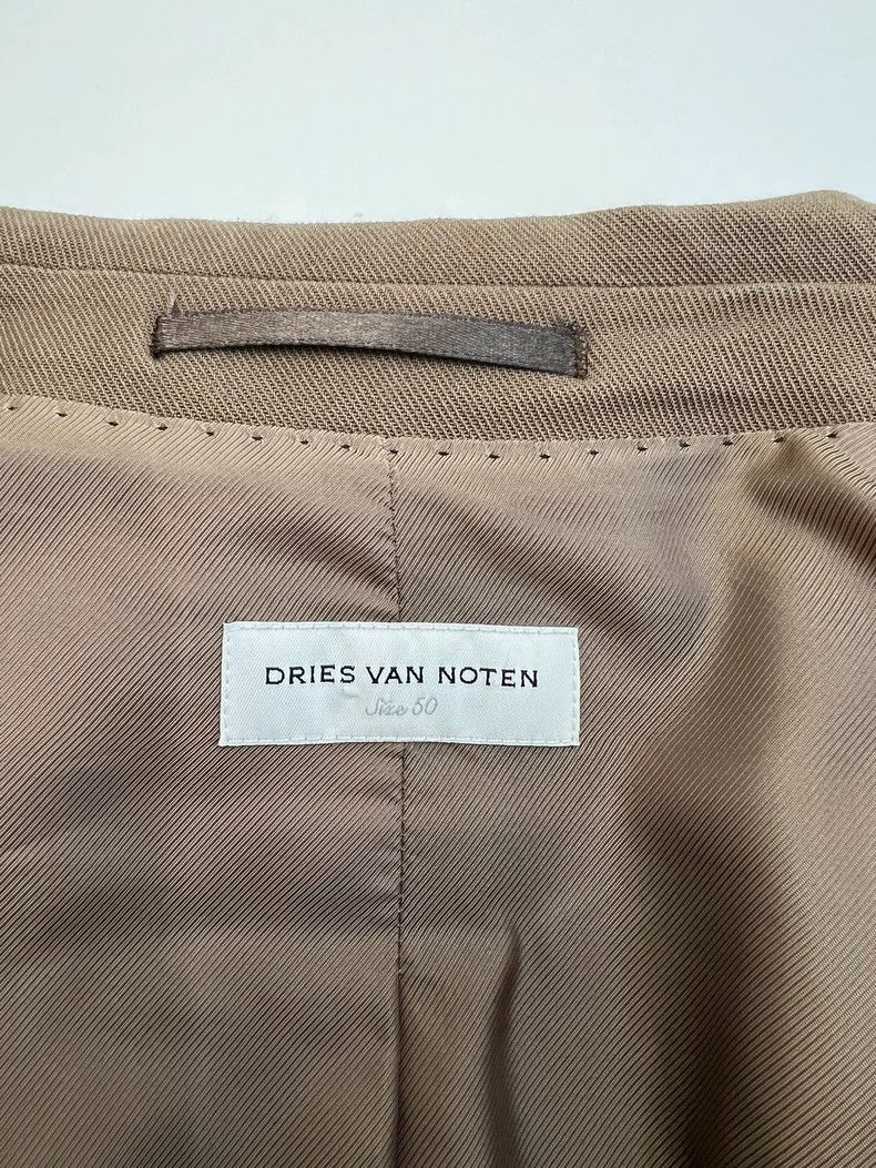Dries Van Noten Dries van noten Single breasted khaki suit jacket 2502-Next Size US M / EU 48-50 / 2 - 8 Thumbnail
