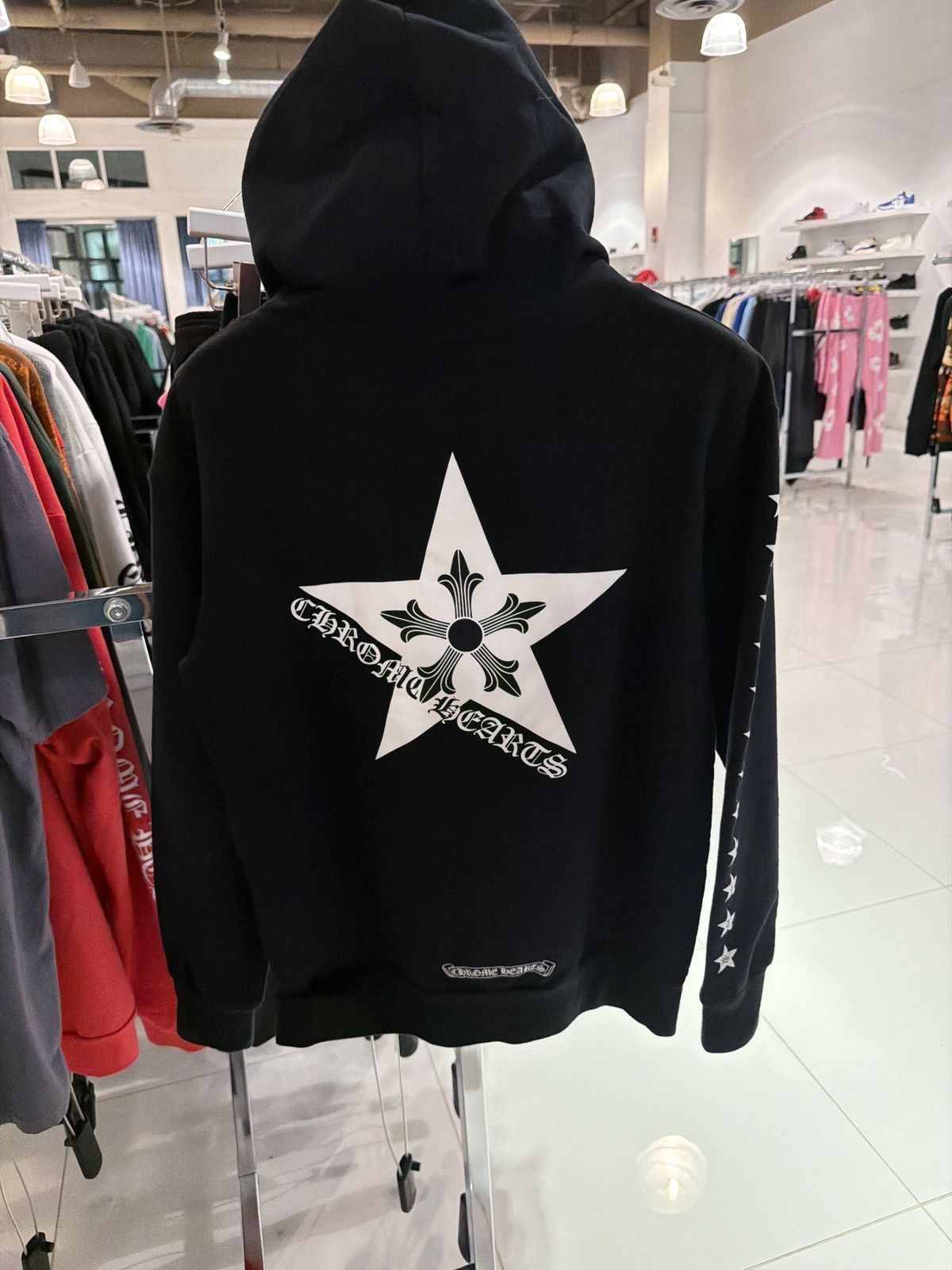 Chrome Hearts Chrome Hearts Hollywood Star Black Zip Up Size US S / EU 44-46 / 1 - 2 Thumbnail