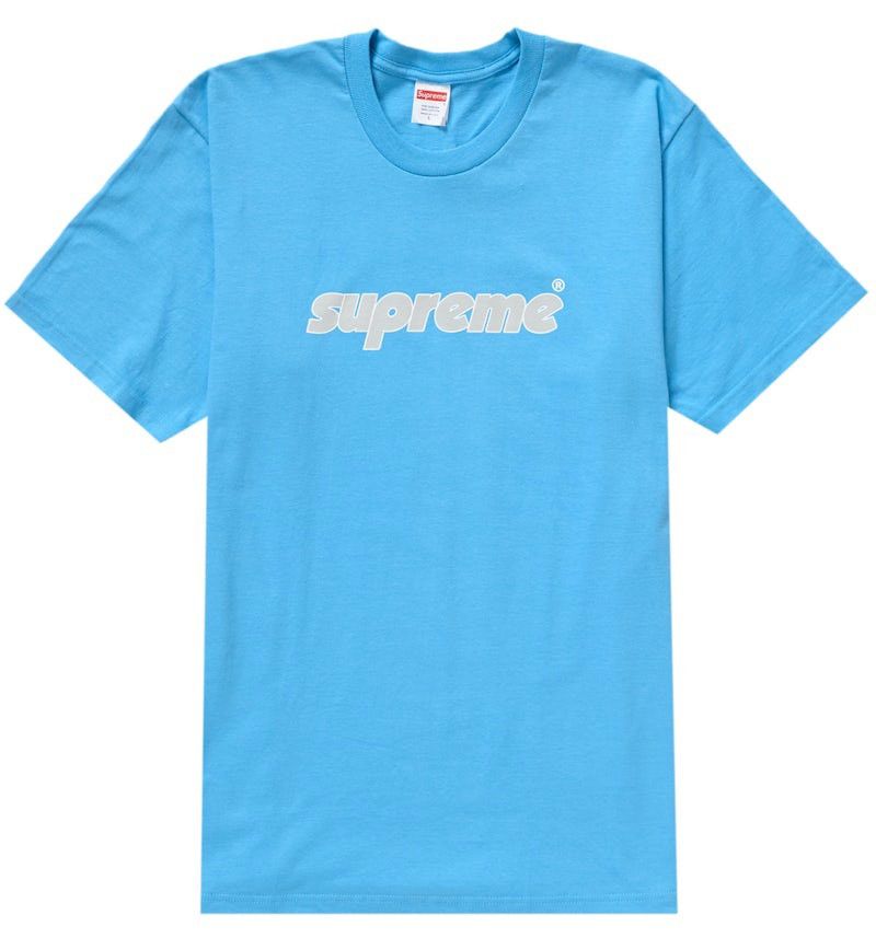 Supreme Pinline Tee – Bright Blue – SS25 – Size M