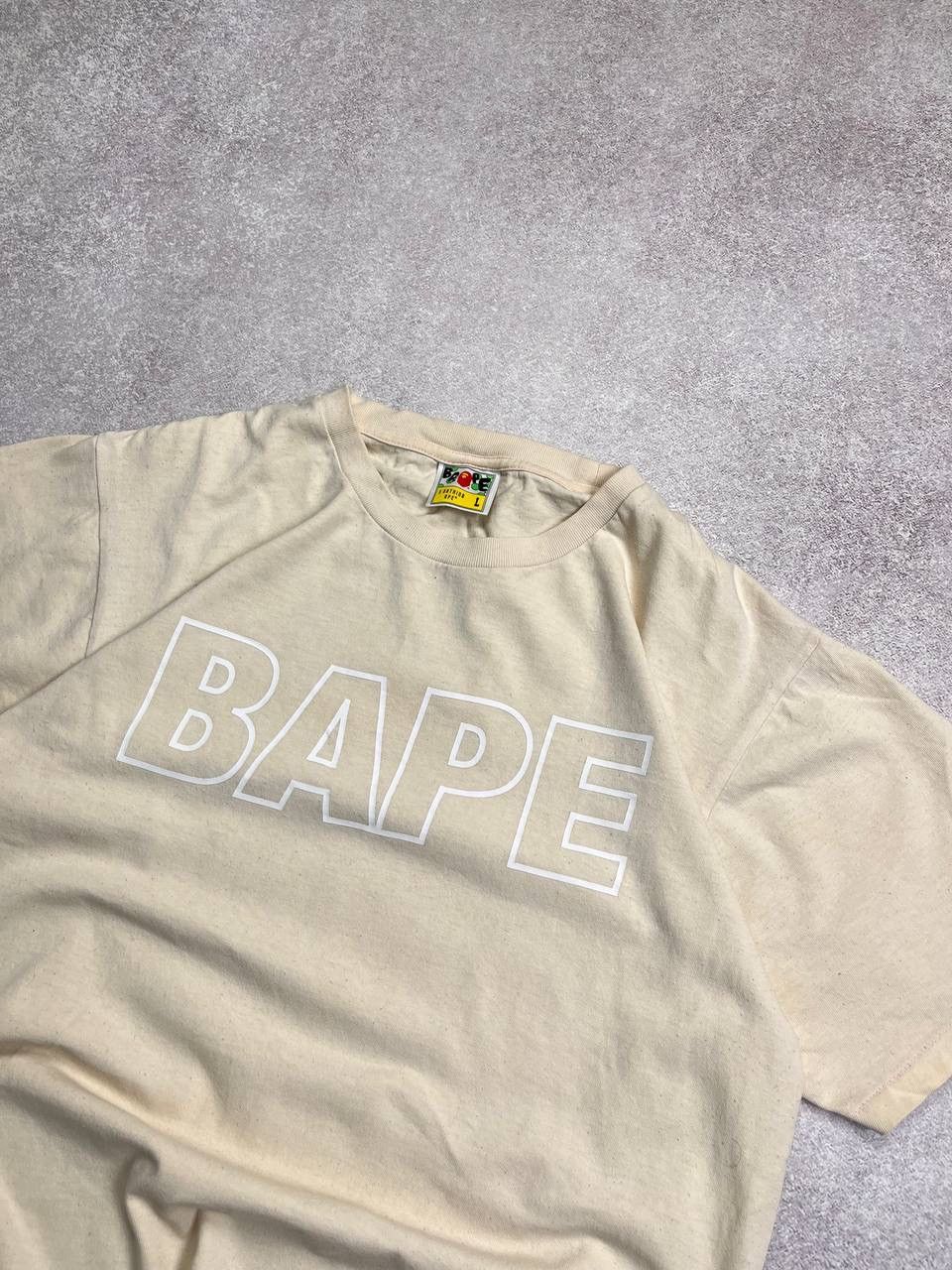 Bape Vintage BAPE A Bathing Ape Baggy Spellout Boxy T-shirt L Size US L / EU 52-54 / 3 - 2 Thumbnail