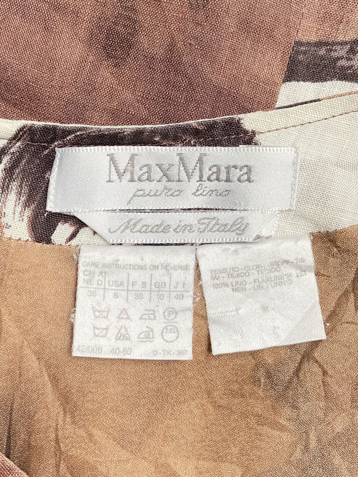 Max Mara MAX MARA Motive Brown Dress Size XS / US 0-2 / IT 36-38 - 12 Thumbnail