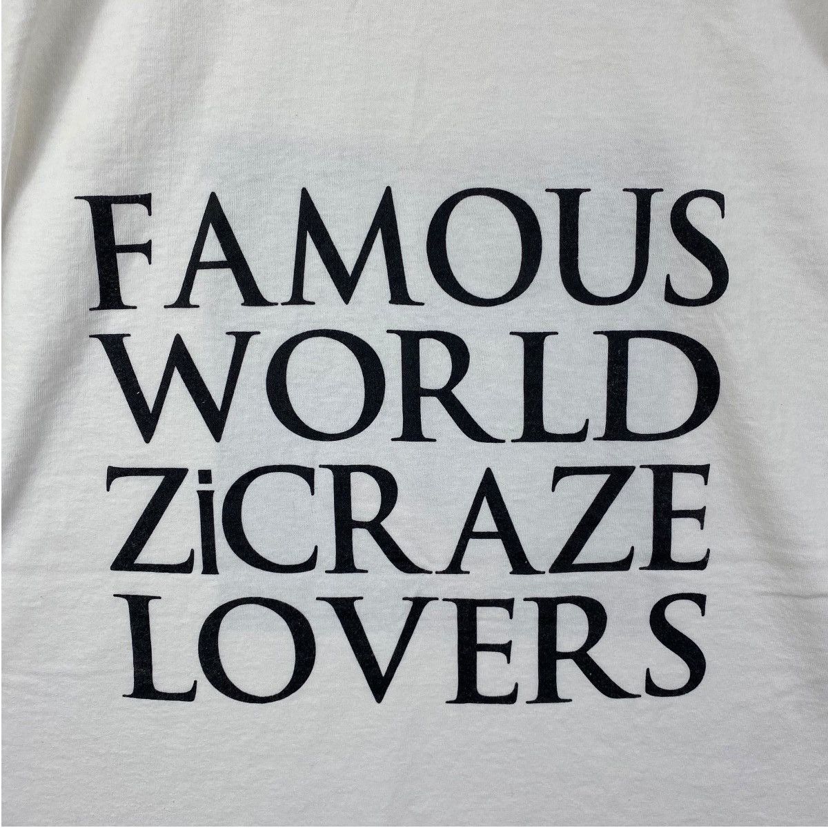 Other WORLD Wide FAMOUS ZiCRAZE Travis Kylie Lovers Tee Shirt Size US XL / EU 56 / 4 - 5 Thumbnail
