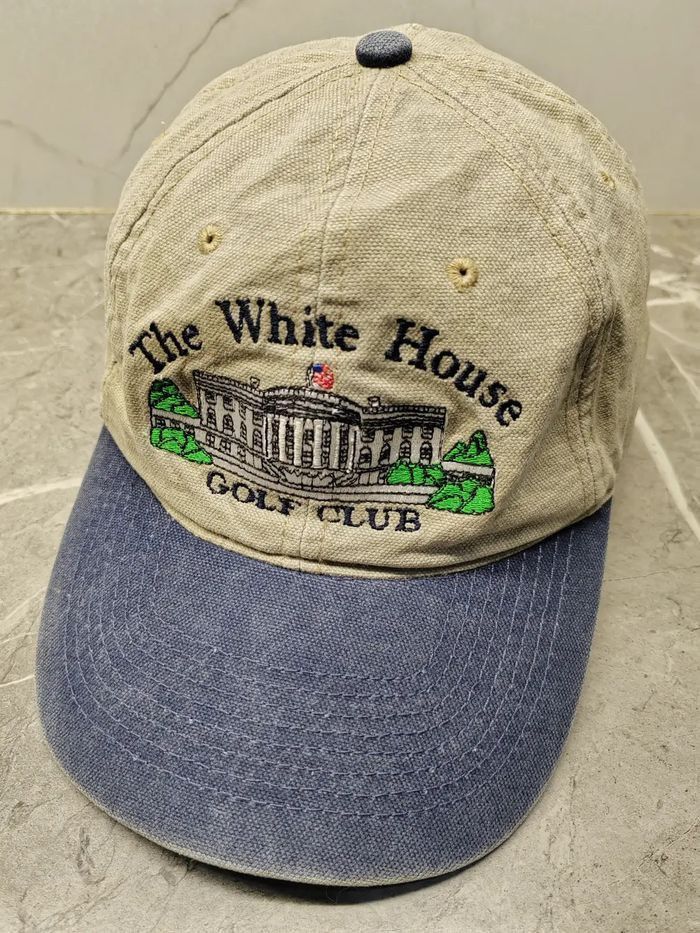Vintage The White House Golf Club Cap Hat Size ONE SIZE - 1 Thumbnail