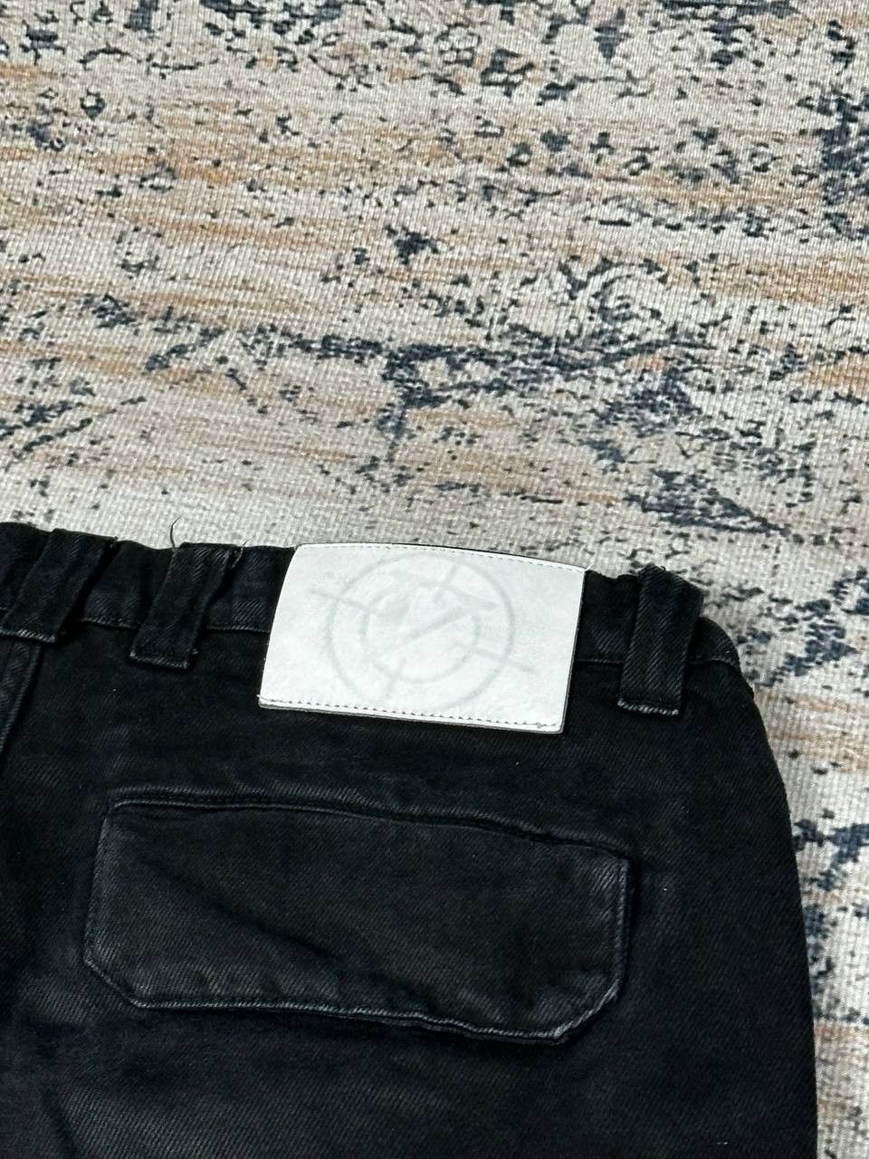 Japanese Brand Vicinity Cargo Flared Baggy Black Denim Pants Size US 34 / EU 50 - 9 Thumbnail