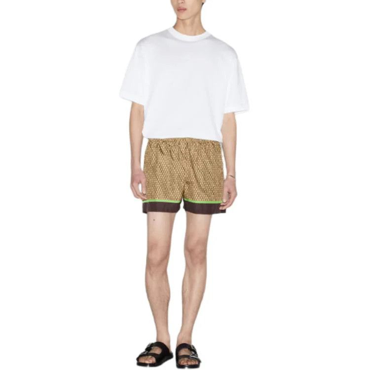 Gucci o1la5ras0426 Allover Gucci Print Nylon Swim Short Size US 36 / EU 52 - 2 Thumbnail