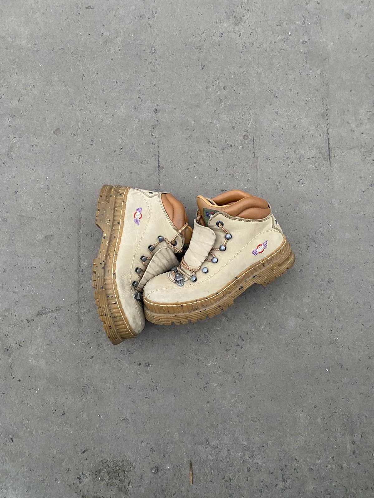 If Six Was Nine Vintage 2000s The Art Company Y2K Festival Platform Boots Size US 7 / EU 40 - 4 Thumbnail
