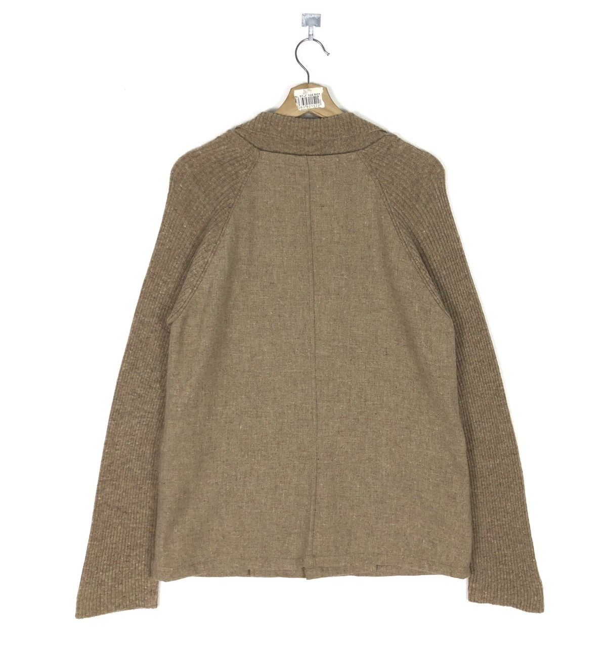 Issey Miyake RARE🔥AW2012 ISSEY MIYAKE PLANTATION WOOL KNIT LIGHT JACKET Size M / US 6-8 / IT 42-44 - 2 Thumbnail