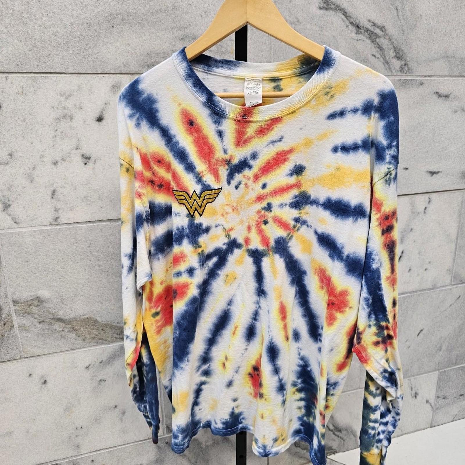 Other Women's Multicolored Wonder Woman Tie-Dye T-shirt Size XL / US 12-14 / IT 48-50 - 1 Thumbnail
