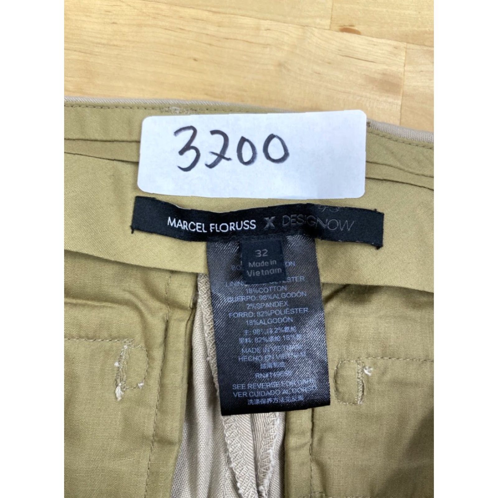 Vintage Marcel Floruss Beige Cargo Pants Size 32 Men Pants Regular Inseam 30 Beige Cargo American Lifestyle Mens Size US 32 / EU 48 - 5 Thumbnail