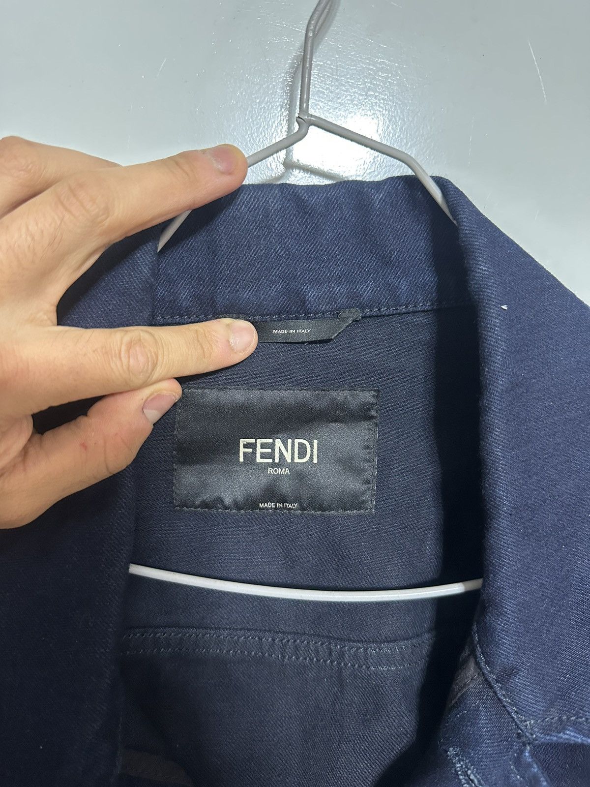 Fendi Fendi Denim jacket Size US L / EU 52-54 / 3 - 2 Thumbnail