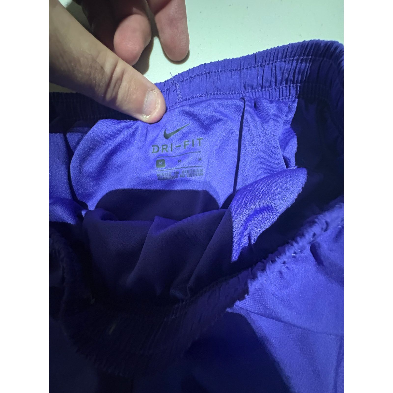 Nike Nike Dri-FIT Purple Running Shorts Women’s Size M Size 32" / US 10 / IT 46 - 5 Thumbnail