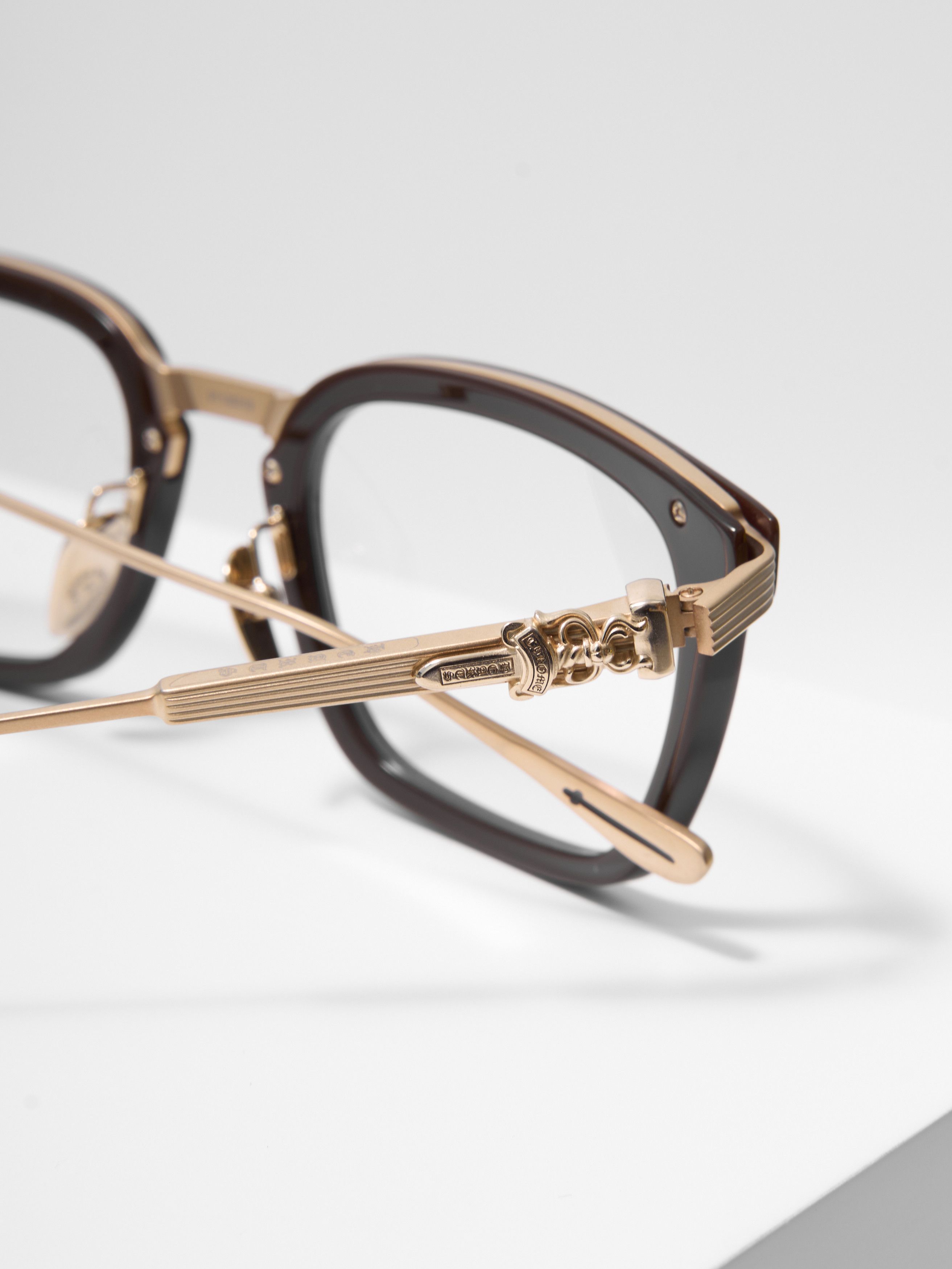 Chrome Hearts CHROME HEARTS CLOACO DARK TORTOISE/GOLD PLATED Size ONE SIZE - 4 Thumbnail