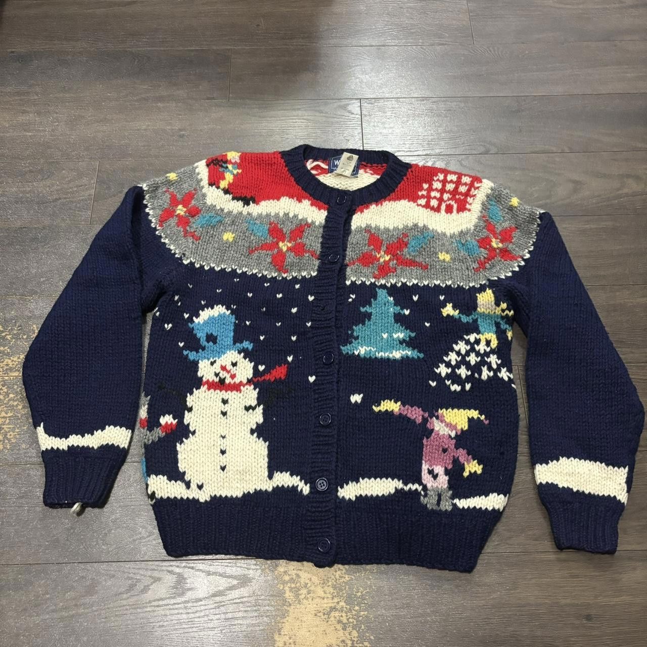 Woolrich Woolen Mills vintage woolrich for women Christmas cardigan sweater 90s S Size S / US 4 / IT 40 - 2 Thumbnail
