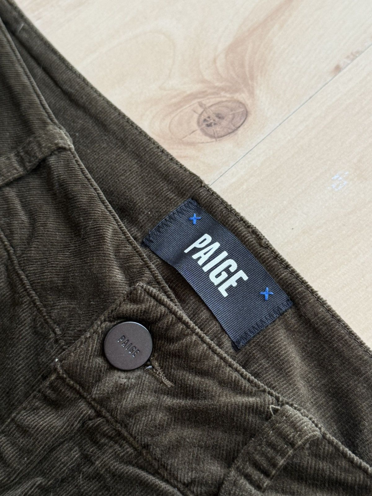 Paige Paige Corduroy straight trousers pants Size US 27 - 3 Thumbnail
