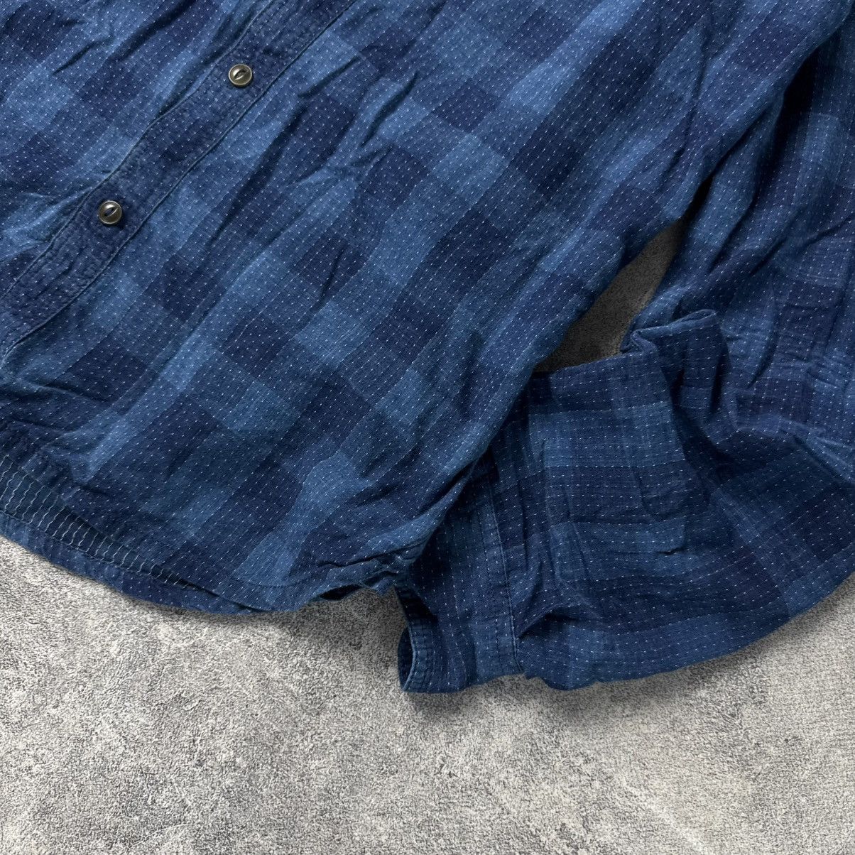 Woolrich Woolen Mills Woolrich Blue Check Flannel Shirt / Vintage 90s Gorpcore Size US XS / EU 42 / 0 - 4 Thumbnail