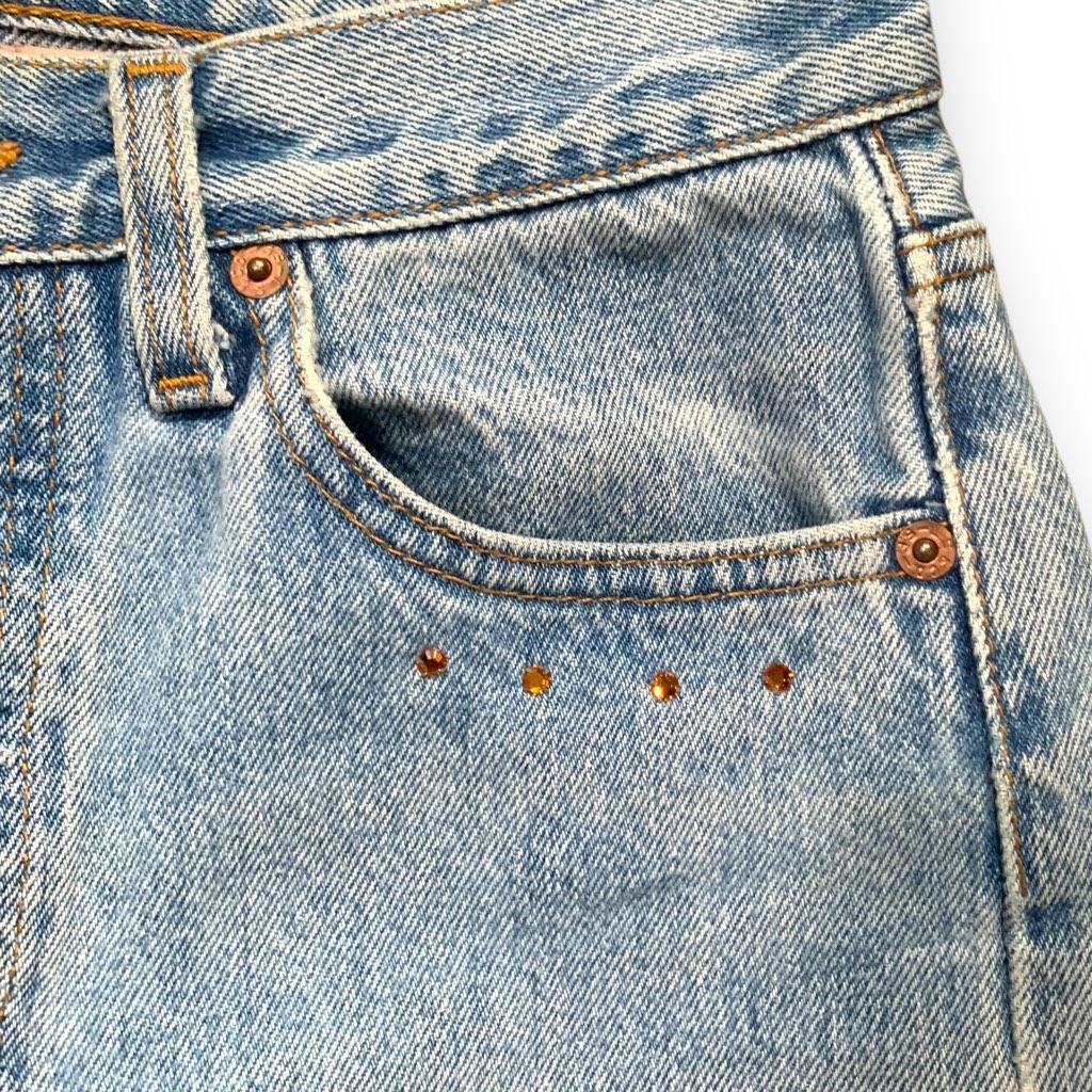 Levi's Levi’s x Nooshin 501 Jeans Brown Metallic Gold Embellished H Size 27" / US 4 / IT 40 - 5 Thumbnail