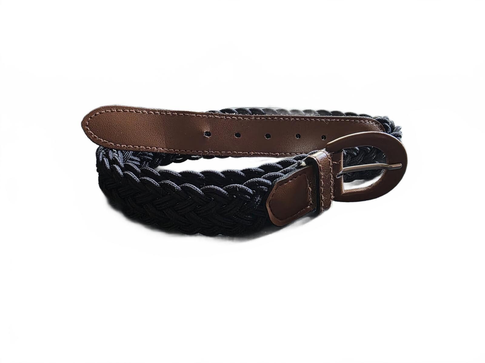 Genetic Manipulation Shinichiro Kuriya Braided Black & Brown Belt Ladies Womens Size ONE SIZE - 4 Thumbnail