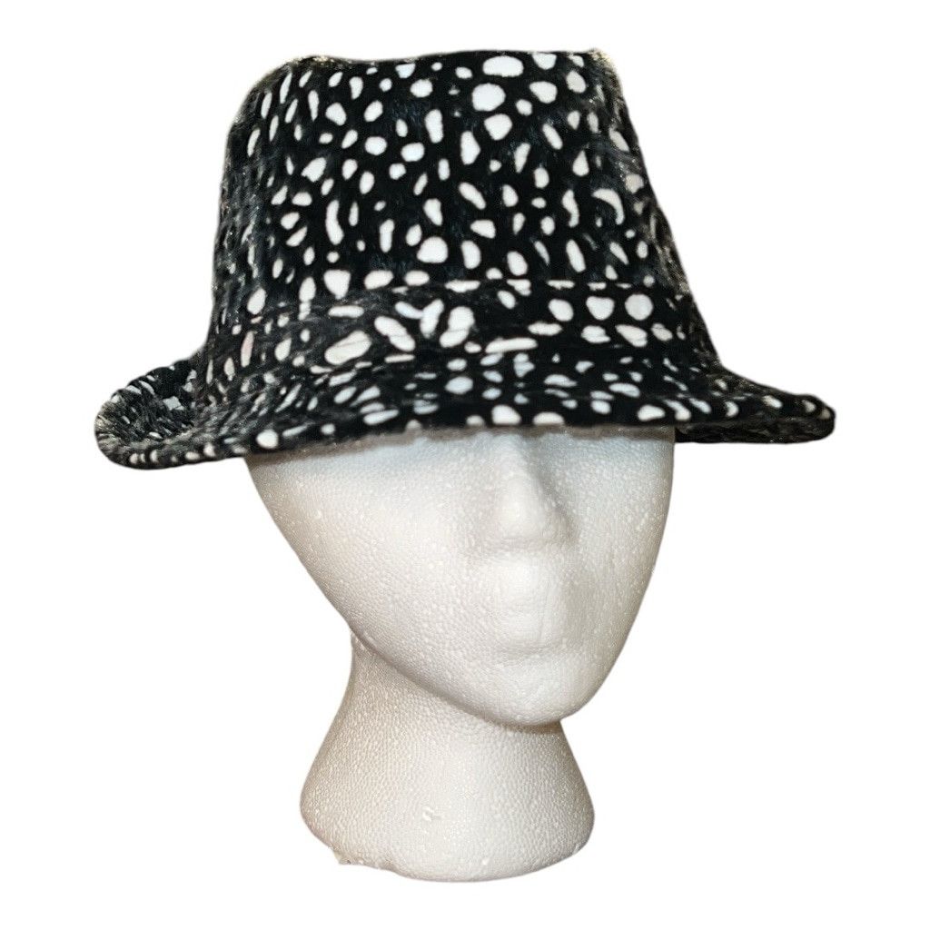 Other Women’s Black & White Fedora Hat One Size Size ONE SIZE - 1 Thumbnail