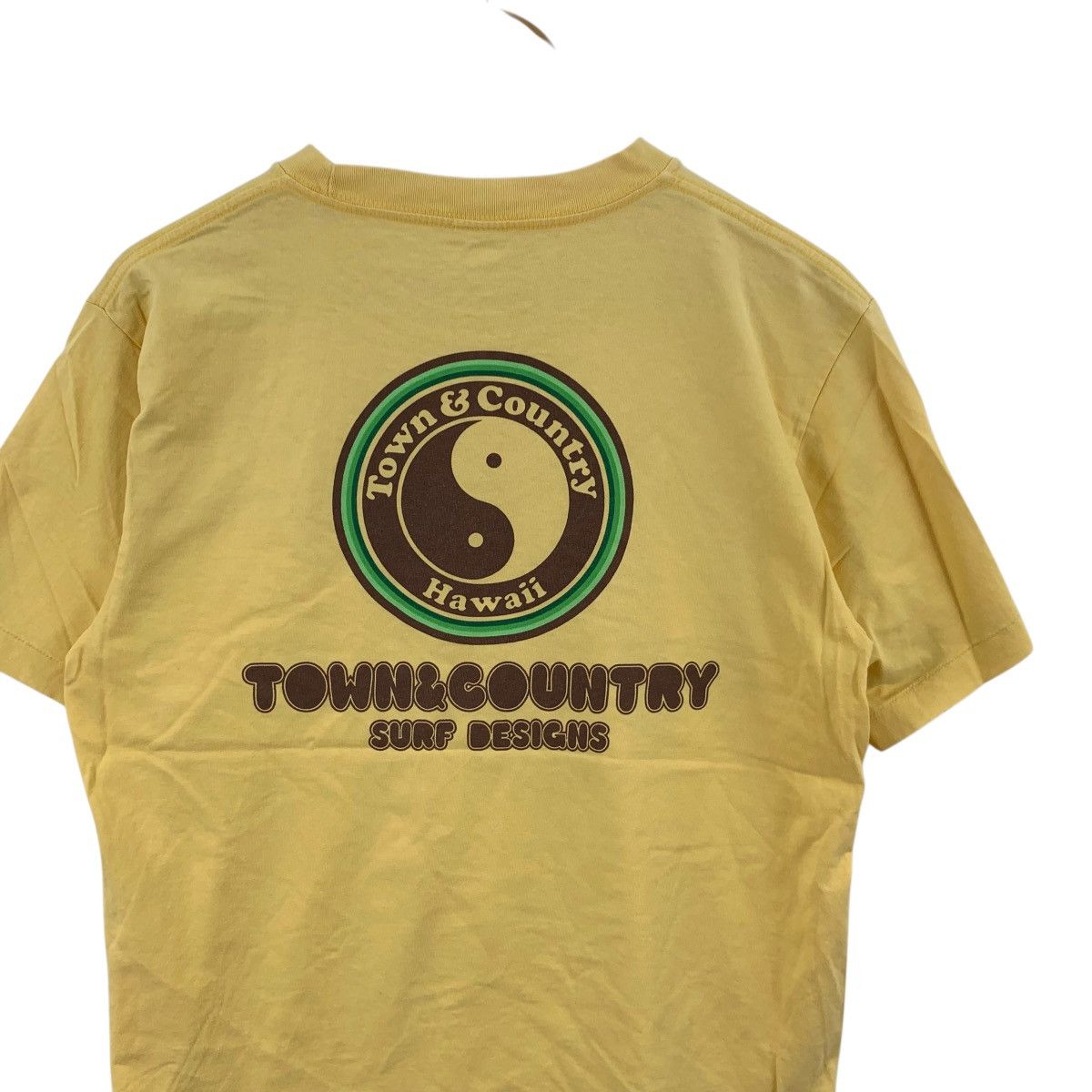 Vintage Vintage 90s TOWN COUNTRY T&C Surf Hawaii Tee Shirt Top Yin Size US M / EU 48-50 / 2 - 7 Thumbnail