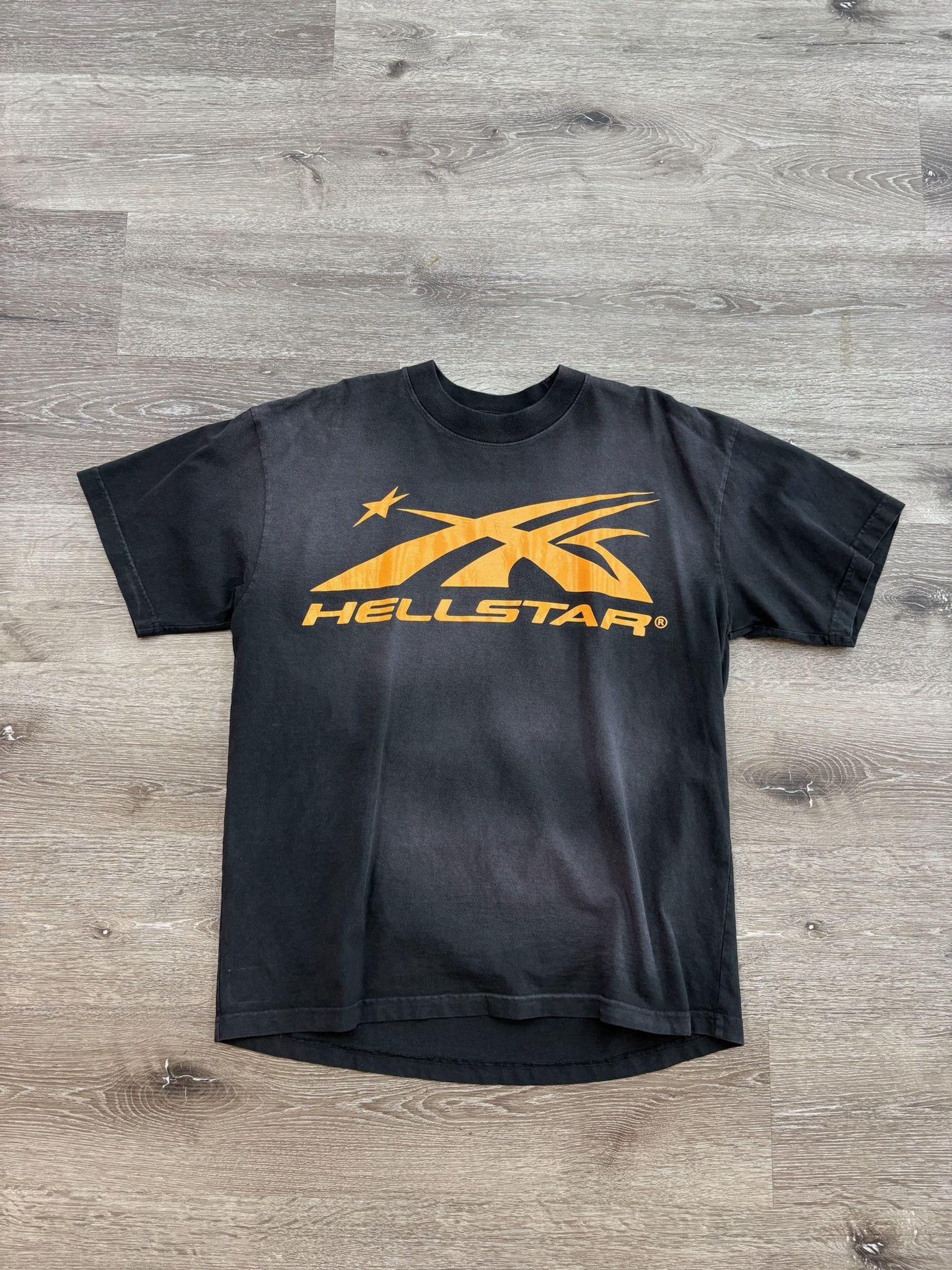 HELLSTAR Hellstar Sport Logo Gel T-Shirt (Black/Orange) Size US M / EU 48-50 / 2 - 1 Thumbnail