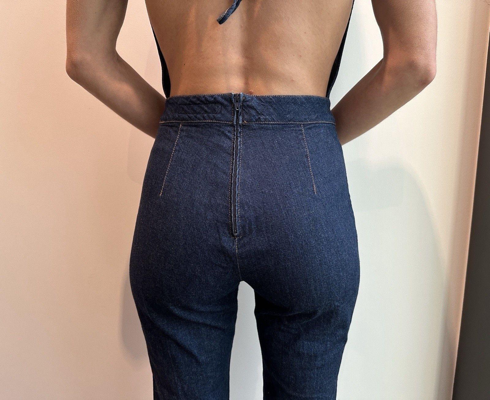 Miss Sixty Miss Sixty Jumpsuit Open Back Vintage Y2k Festival Denim Size 26" / US 2 / IT 38 - 12 Thumbnail