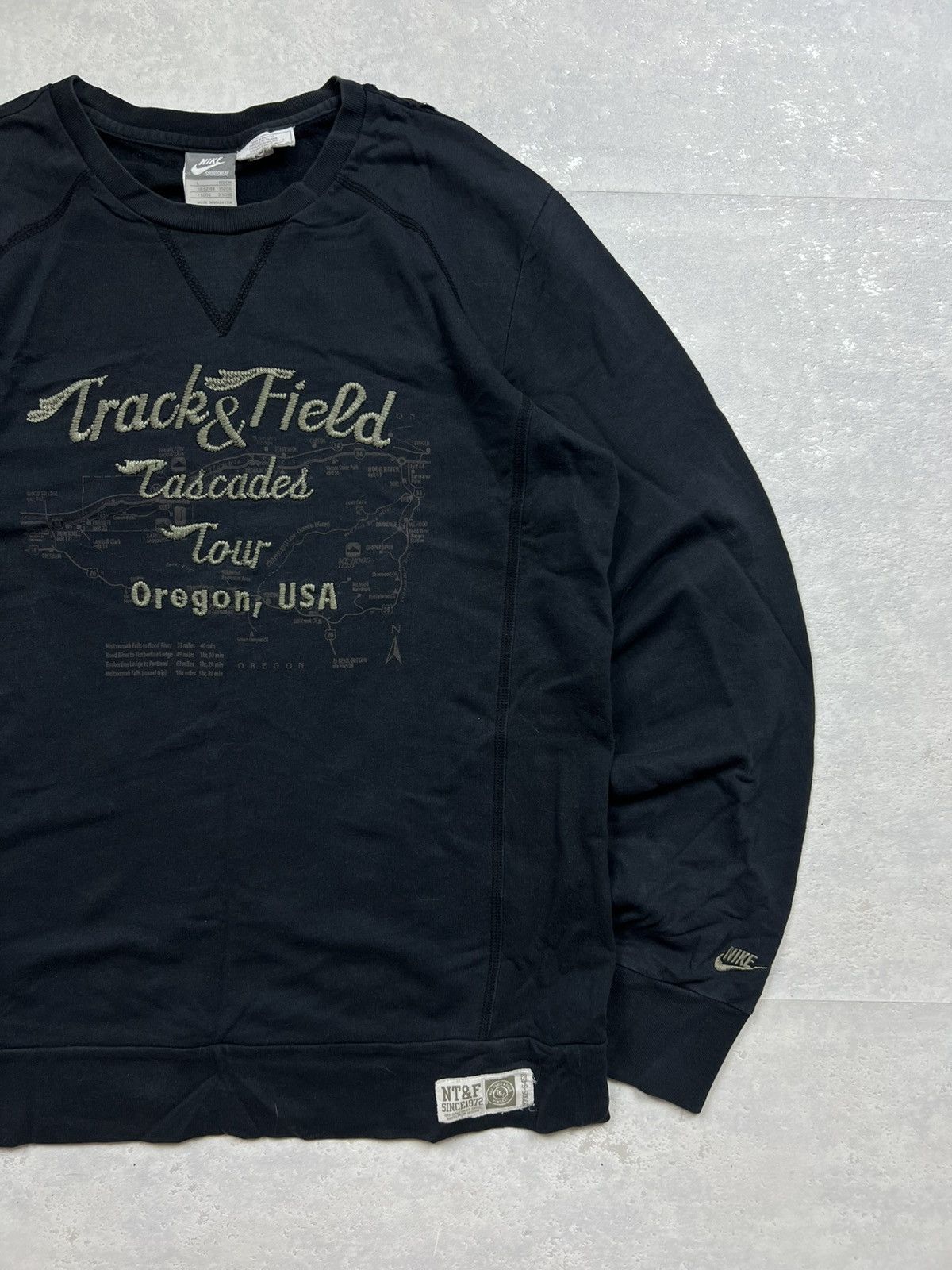 Nike 00s Nike Retro Logo Vintage Y2K Longsleeve Tee Size US M / EU 48-50 / 2 - 3 Thumbnail