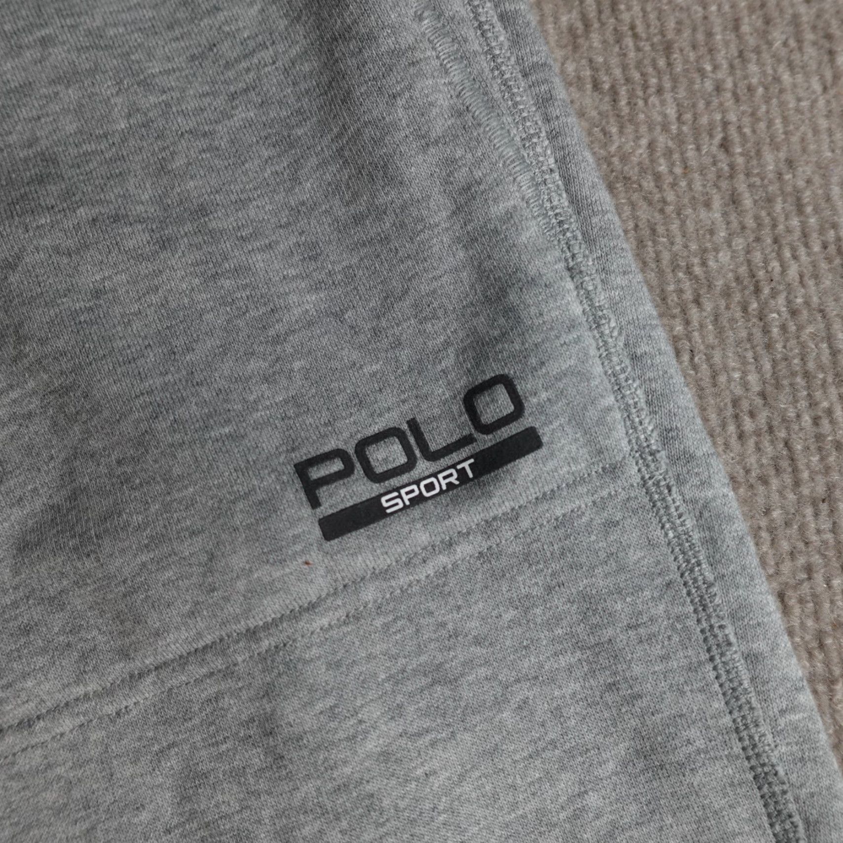 Polo Ralph Lauren Polo Ralph Lauren Polo Sport Pants Jogger 4XB Gray Cotton Blend Drawstring Tapered Inseam 27 in Men Big & Tall Size US XXL / EU 58 / 5 - 4 Thumbnail