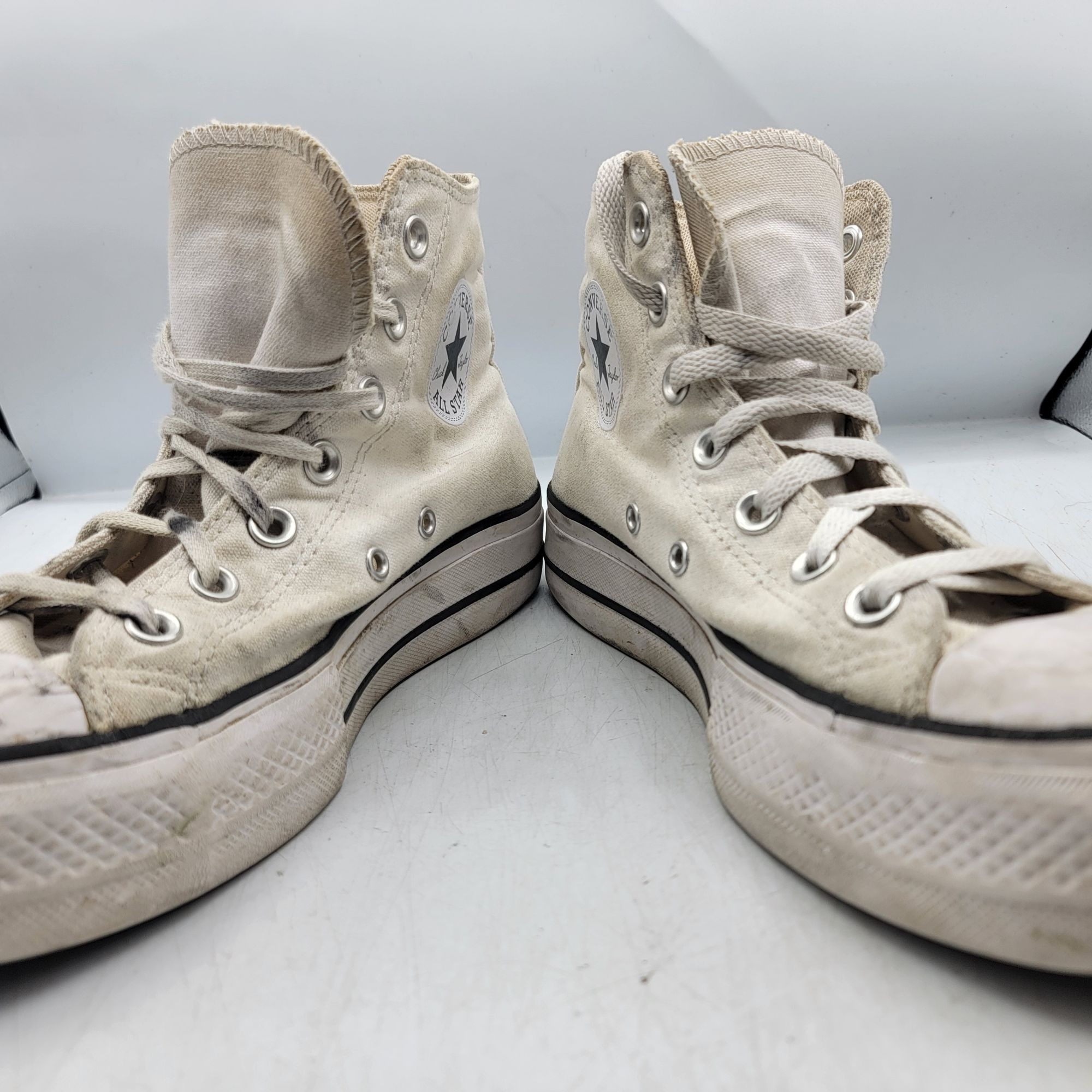 Converse Converse Chuck Taylor All Star Platform High Womens 7.5 Whit Size US 7.5 / IT 37.5 - 3 Thumbnail