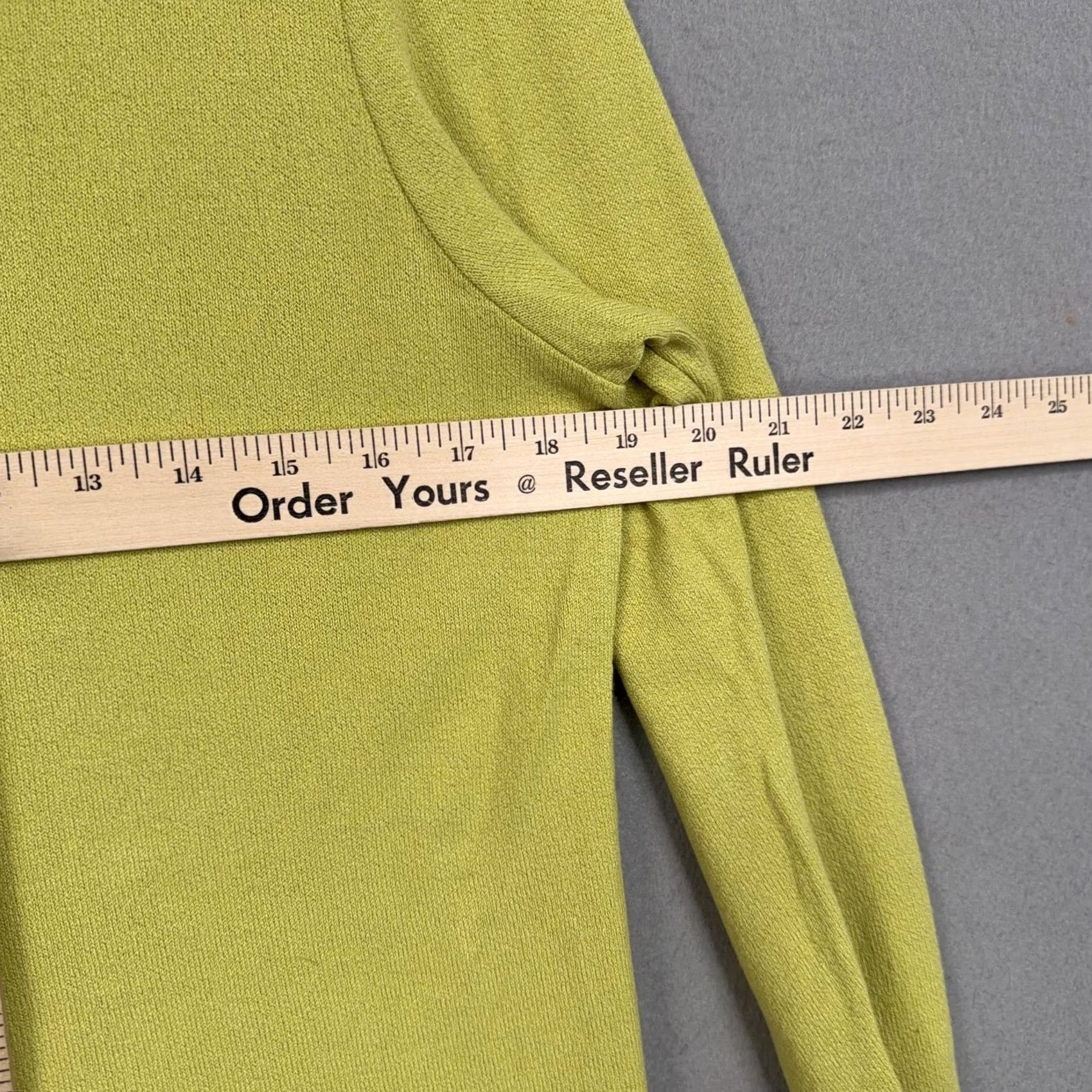 Vintage Parkhurst Sweater Womens L Green Lime Neck Pullover Ribbed Knit NWT Canada Size L / US 10 / IT 46 - 7 Thumbnail