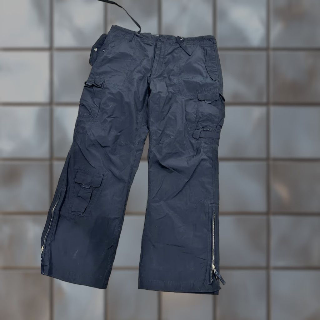 Gap VINTAGE Gap Black Cargo Paratrooper Parachute Pants XL Mens Pants Cargo Black XL JPEG? Size US 36 / EU 52 - 1 Thumbnail